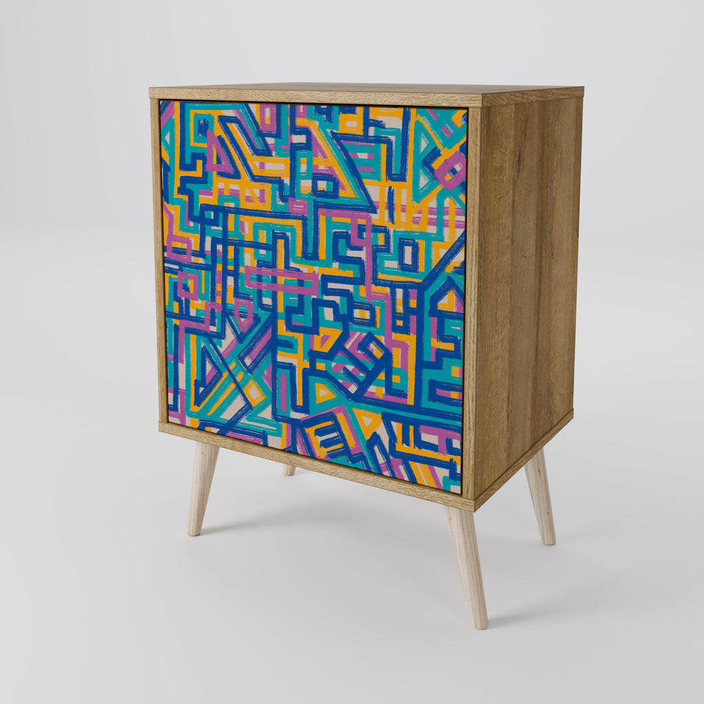 MEMORIES MAP Sideboard mit 1 Tür in Eiche-Optik