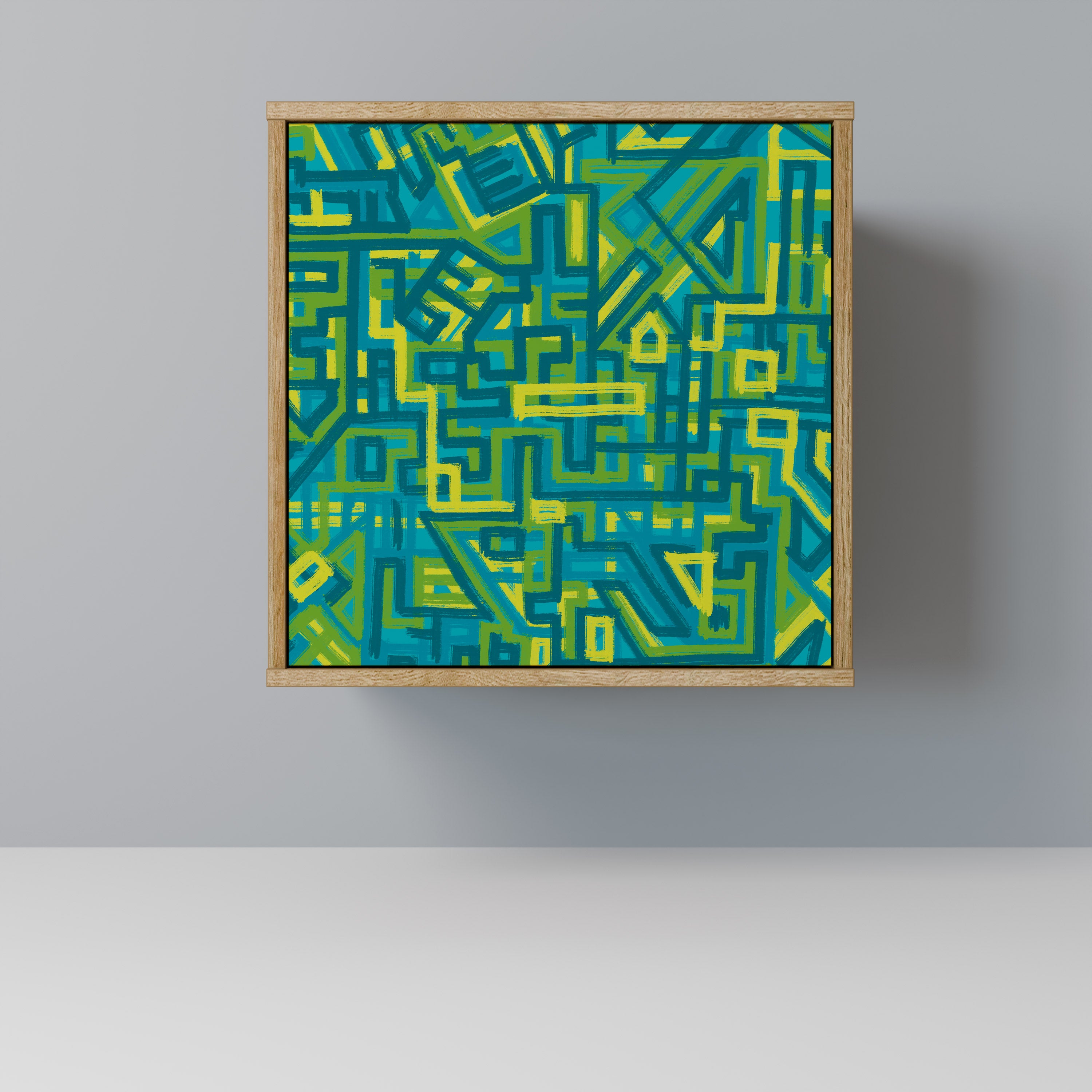 NOSTALGIC MEMORIES Sideboard mit 1 Tür in Eiche-Optik