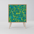 NOSTALGIC MEMORIES Sideboard mit 1 Tür in Eiche-Optik