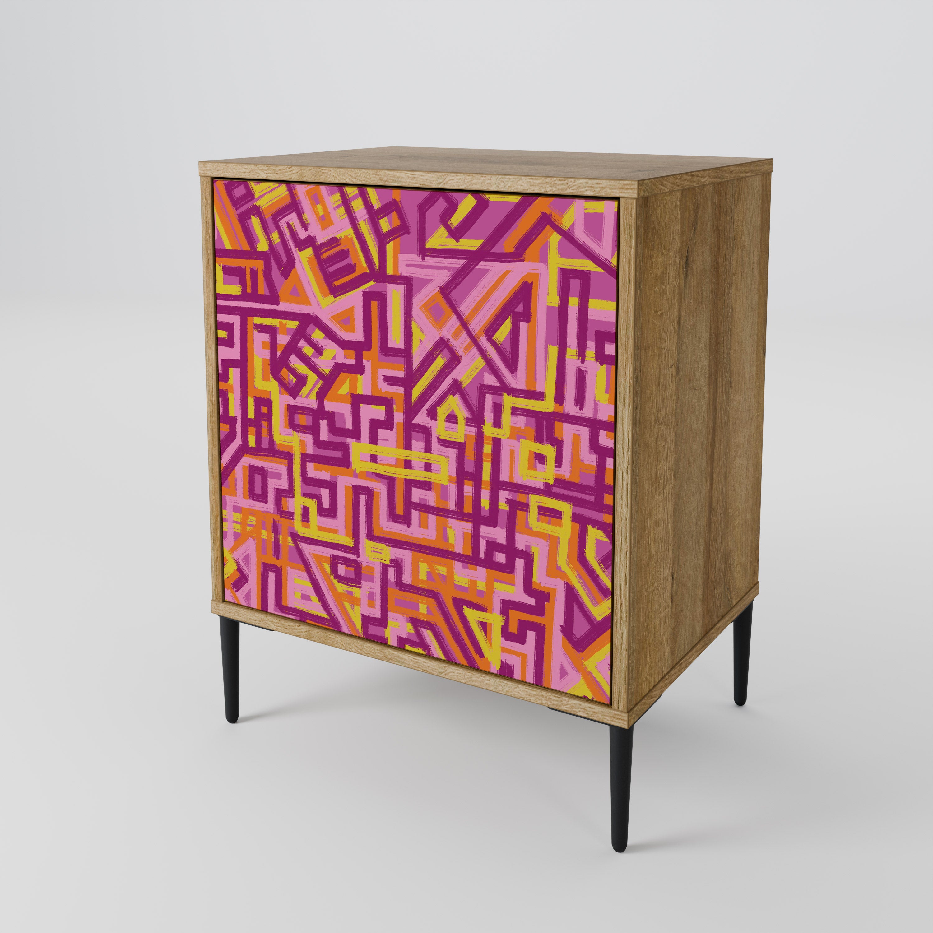 LOVELY MEMORIES Sideboard mit 1 Tür in Eiche-Optik