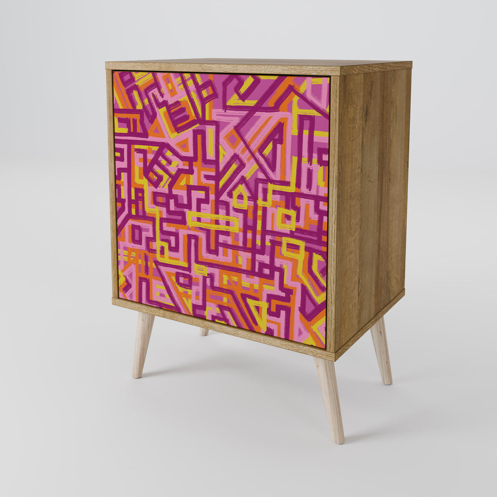 LOVELY MEMORIES Sideboard mit 1 Tür in Eiche-Optik