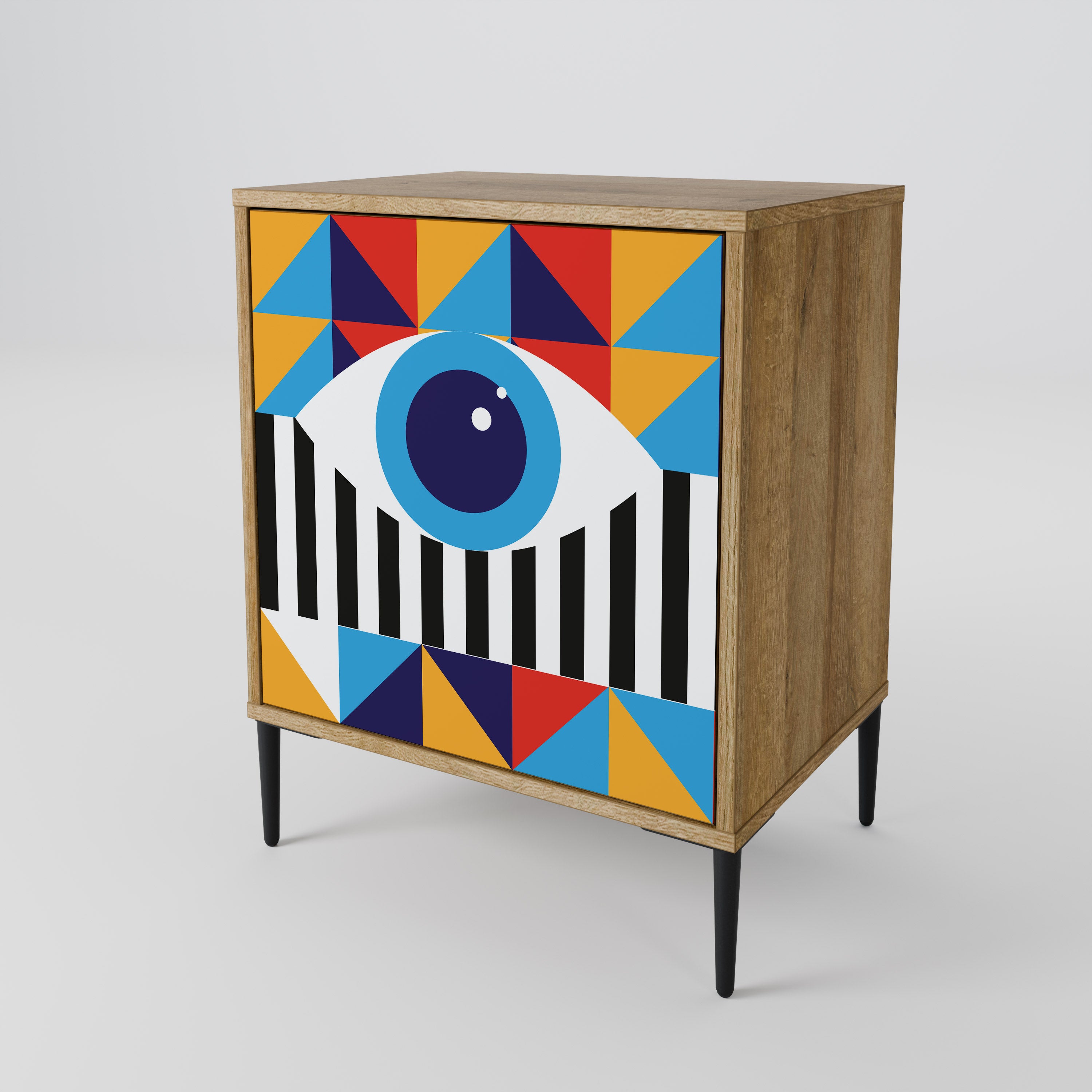 ABSTRACTION AND GEOMETRY 1-Door Sideboard