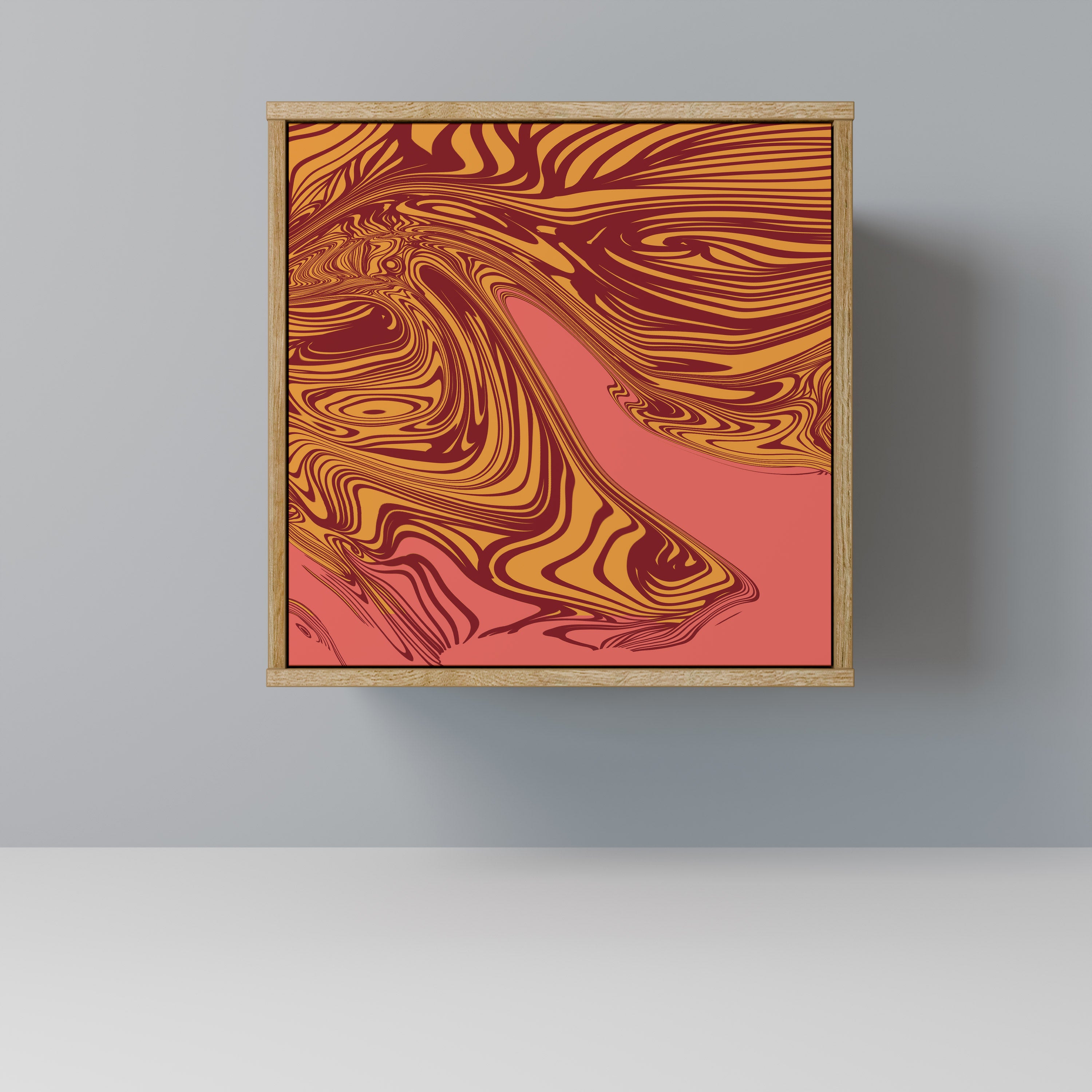 FLOATING THOUGHTS Sideboard mit 1 Tür in Eiche-Optik