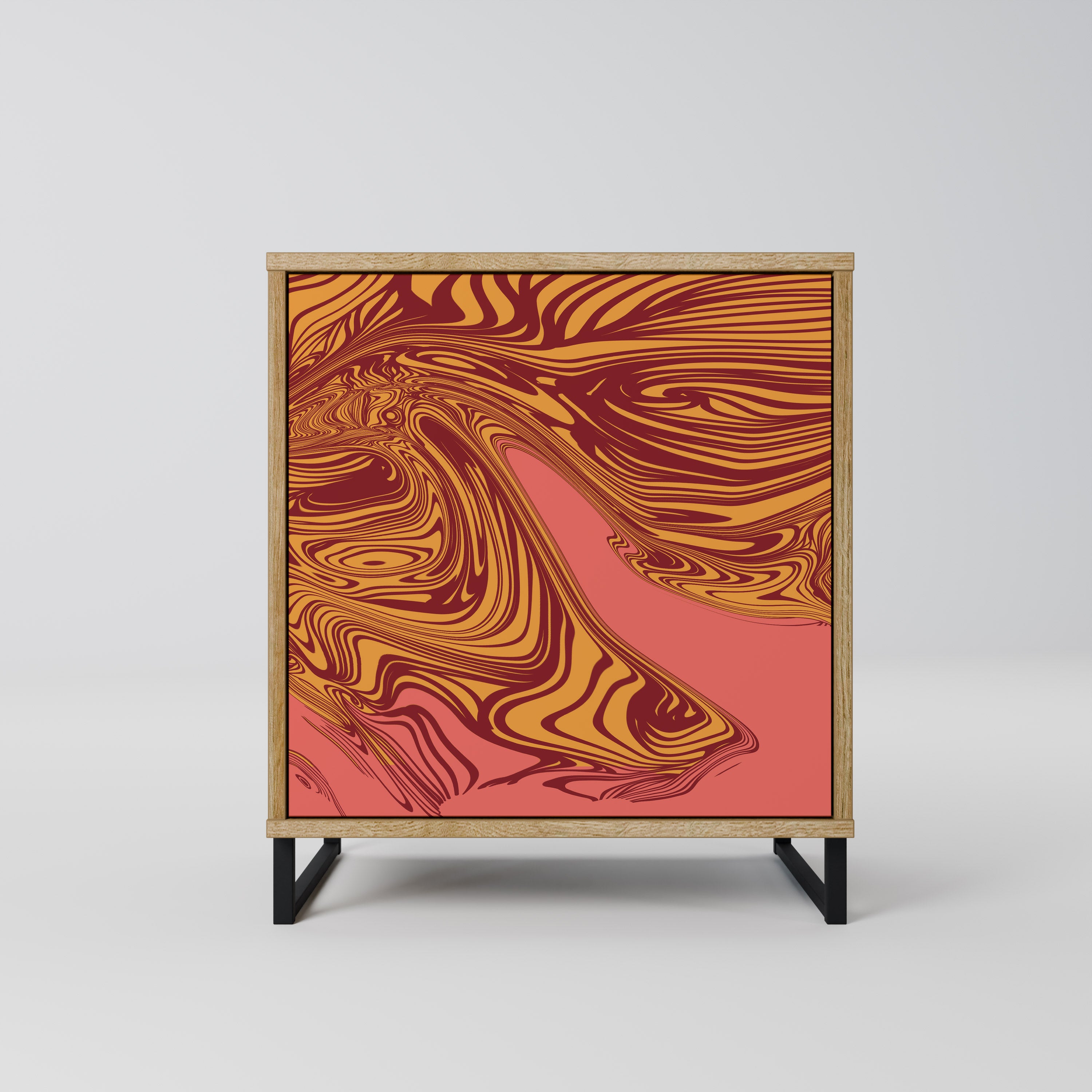 FLOATING THOUGHTS Sideboard mit 1 Tür in Eiche-Optik