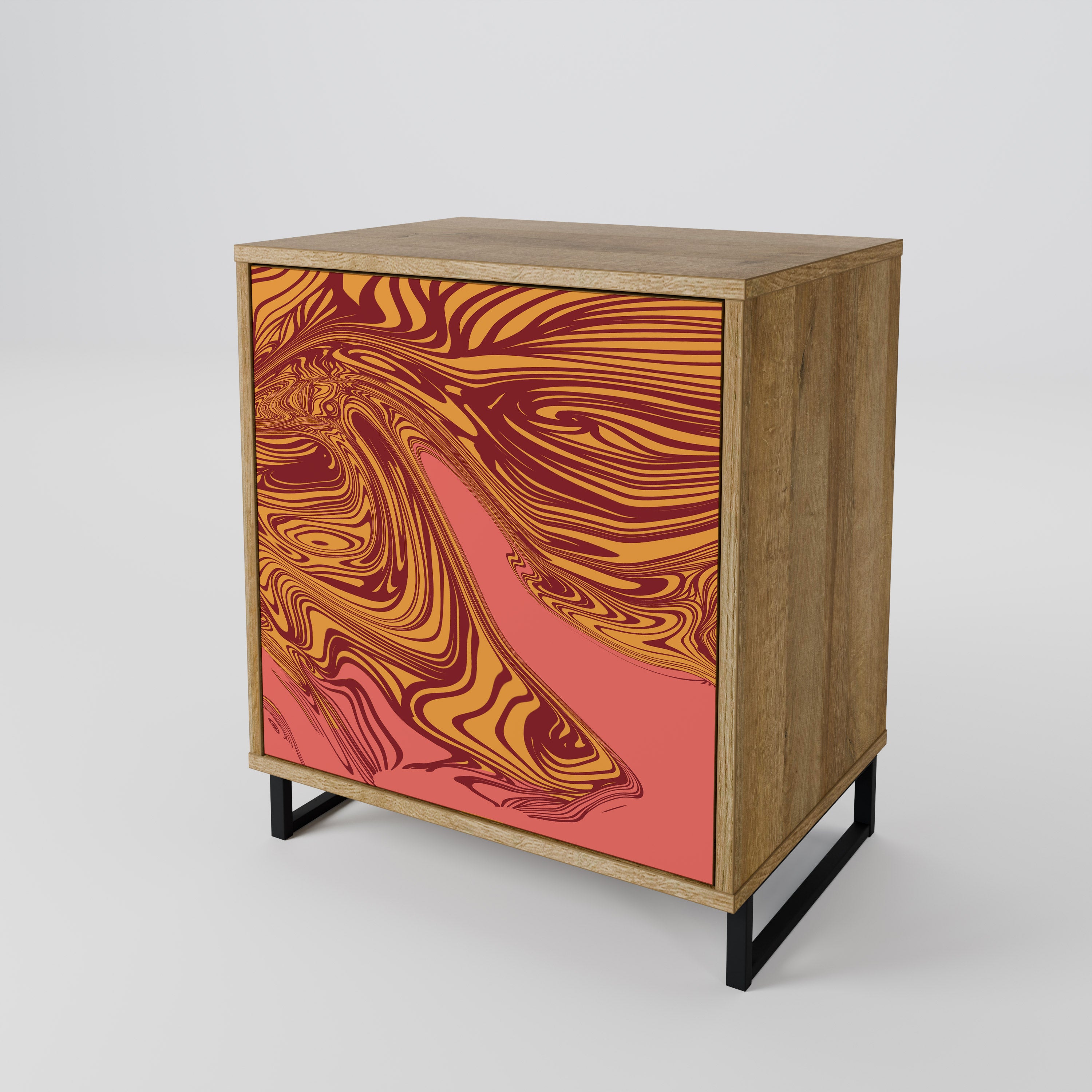 FLOATING THOUGHTS Sideboard mit 1 Tür in Eiche-Optik