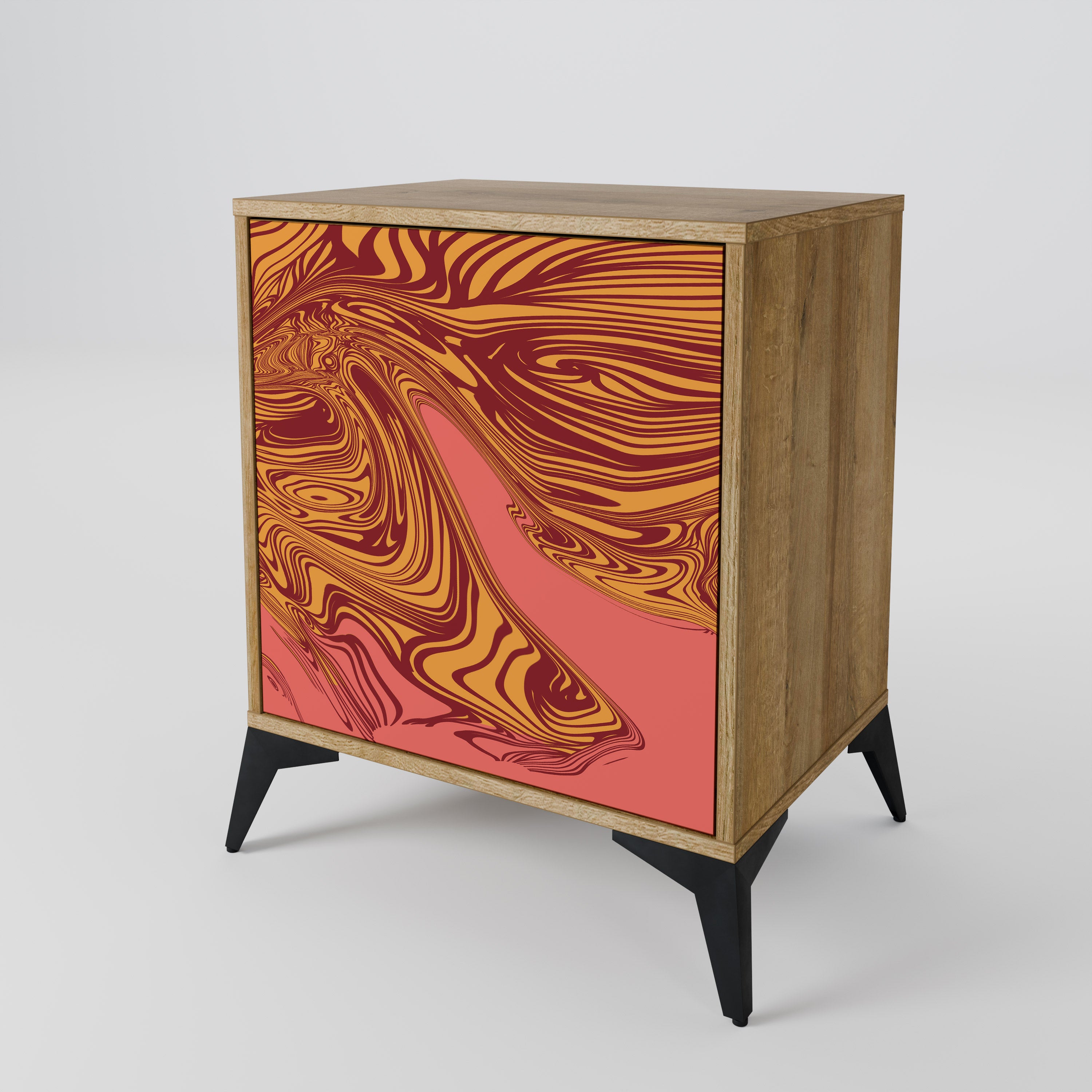 FLOATING THOUGHTS Sideboard mit 1 Tür in Eiche-Optik