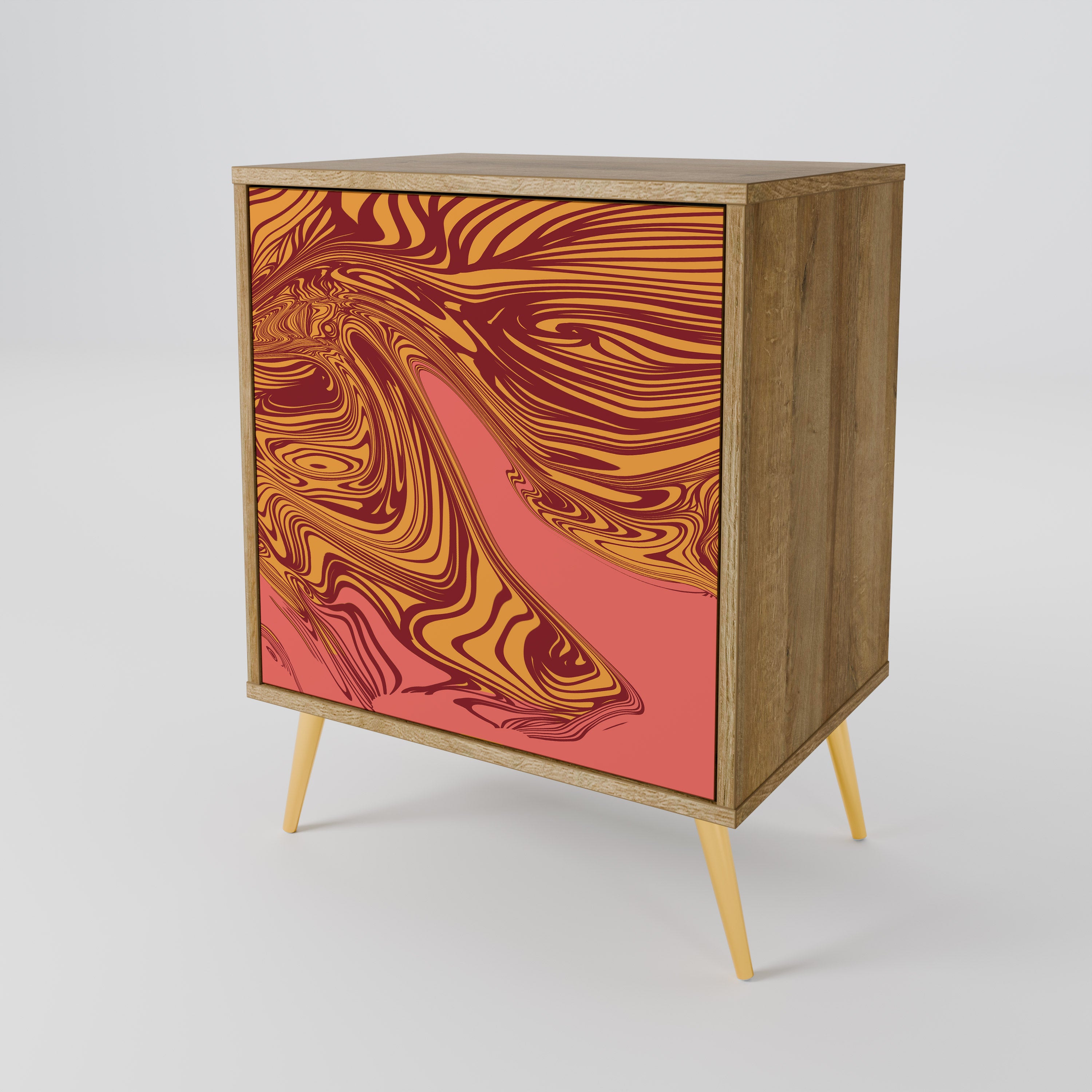 FLOATING THOUGHTS Sideboard mit 1 Tür in Eiche-Optik