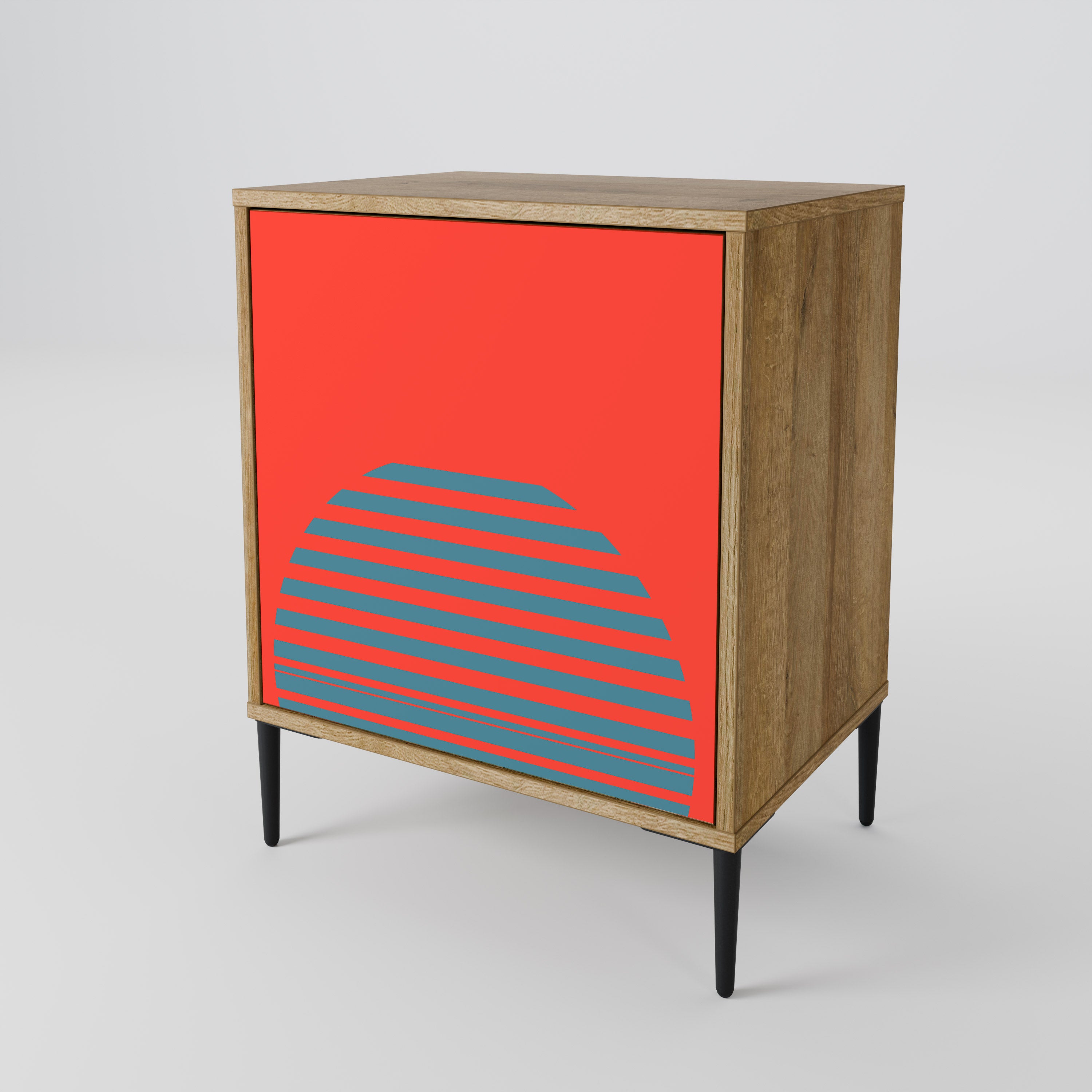RISING GEOMETRY STARS 1-Door Sideboard