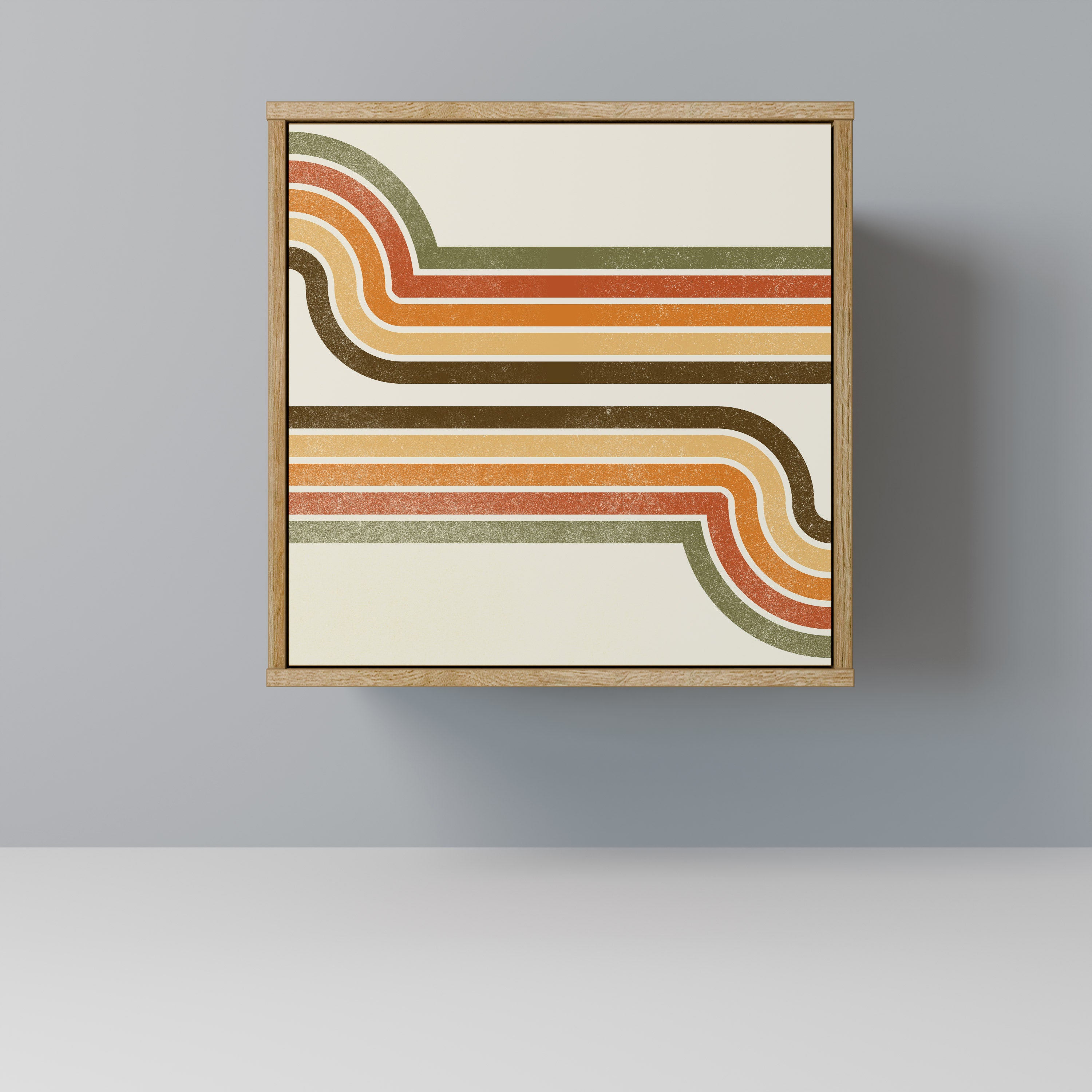 EXCEPTIONAL STREAM Sideboard mit 1 Tür in Eiche-Optik