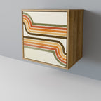 EXCEPTIONAL STREAM 1-Door Sideboard in Oak Effect