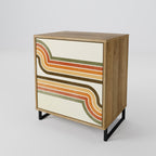 EXCEPTIONAL STREAM 1-Door Sideboard in Oak Effect