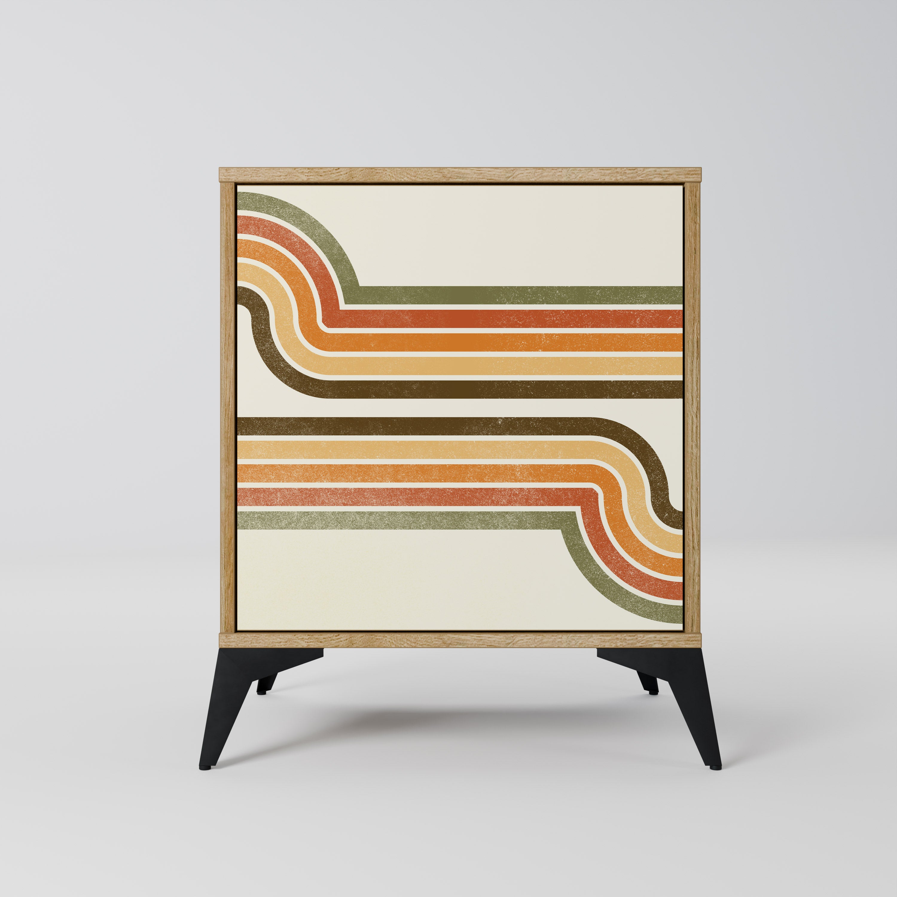 EXCEPTIONAL STREAM Sideboard mit 1 Tür in Eiche-Optik