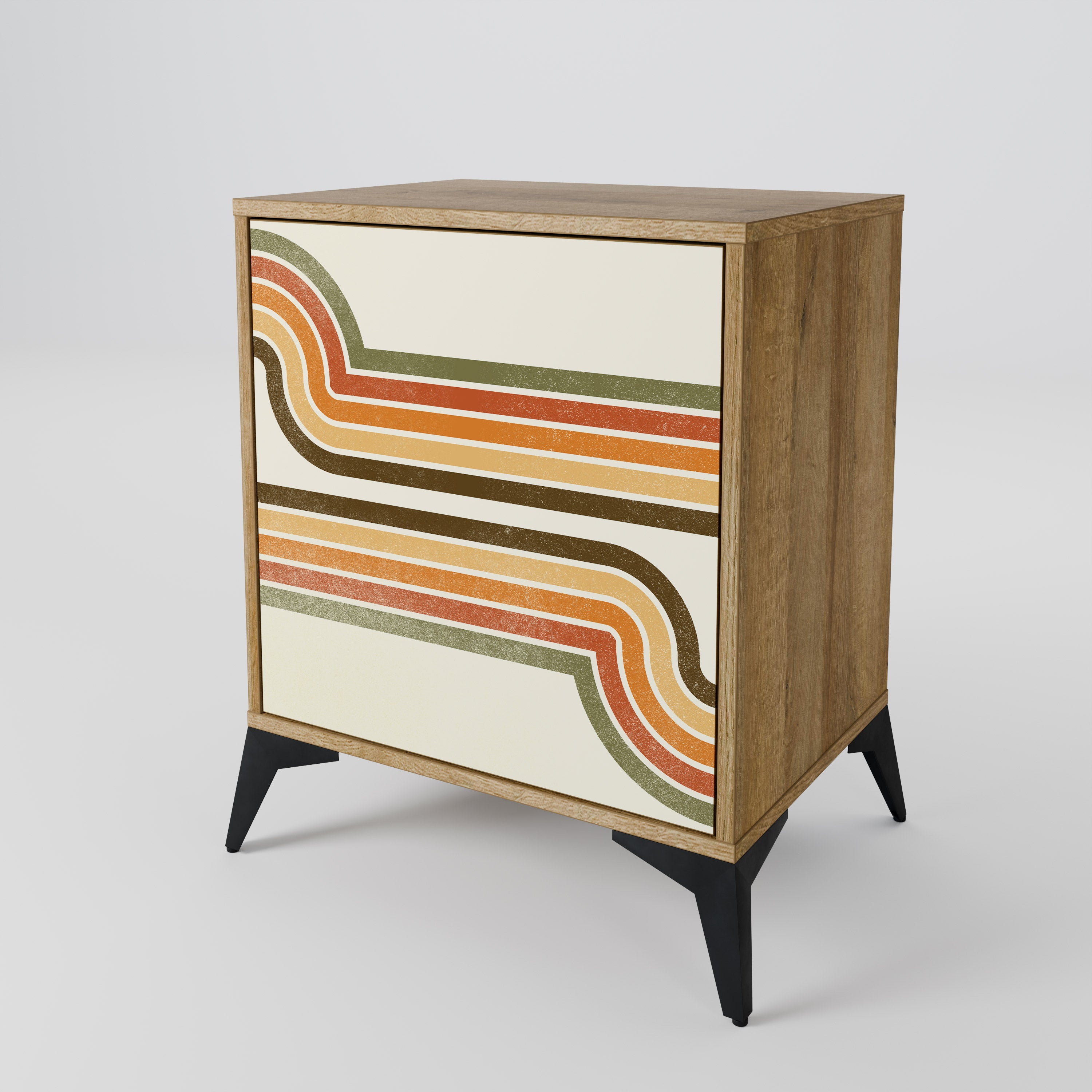 EXCEPTIONAL STREAM Sideboard mit 1 Tür in Eiche-Optik