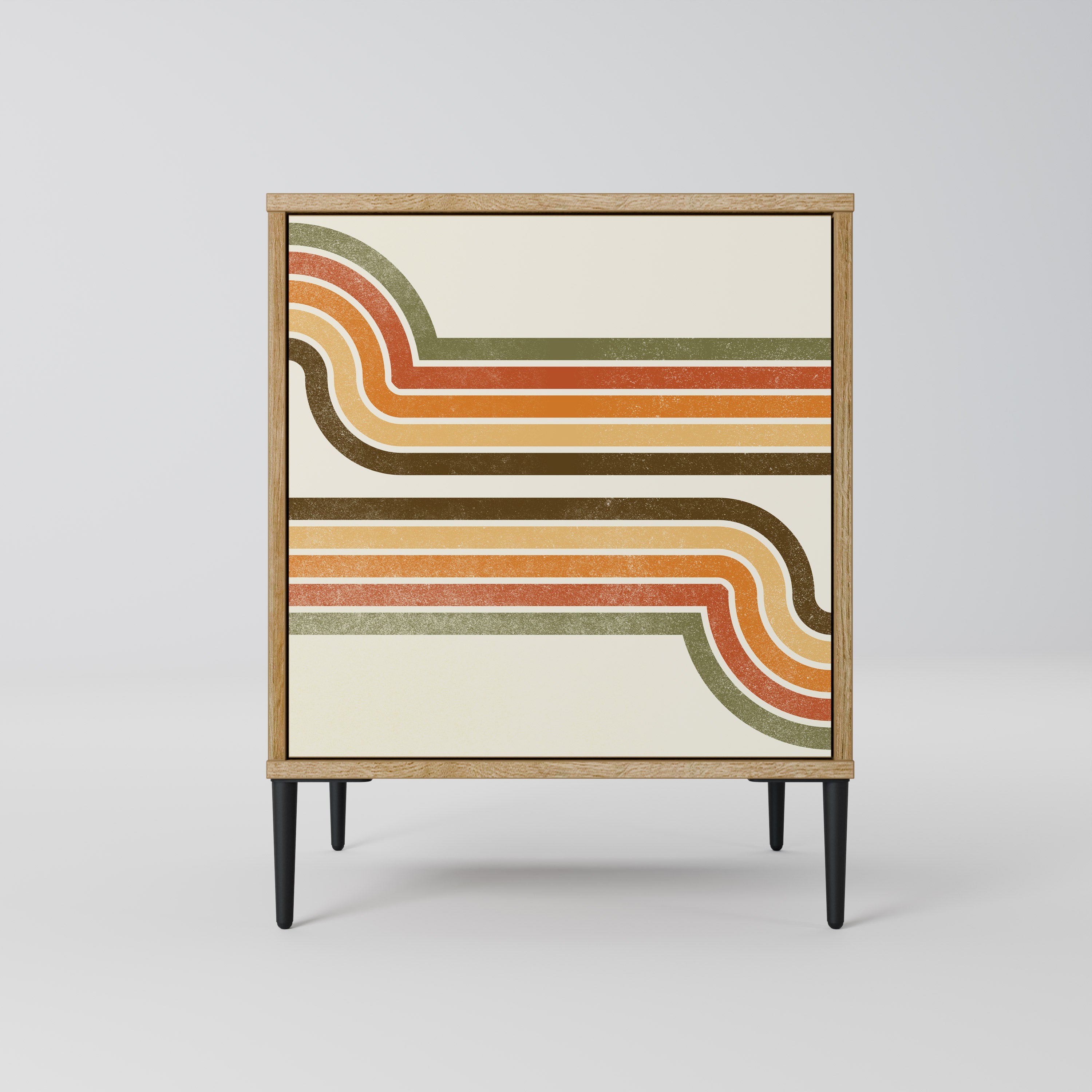 EXCEPTIONAL STREAM Sideboard mit 1 Tür in Eiche-Optik