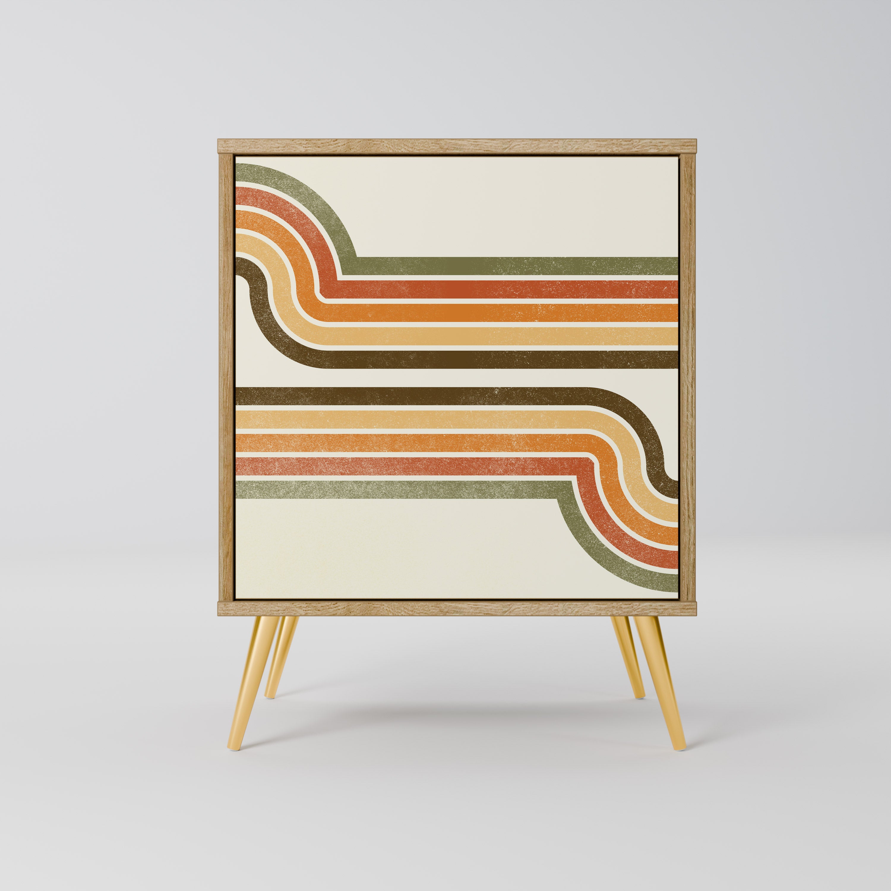 EXCEPTIONAL STREAM Sideboard mit 1 Tür in Eiche-Optik