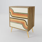 EXCEPTIONAL STREAM 1-Door Sideboard in Oak Effect