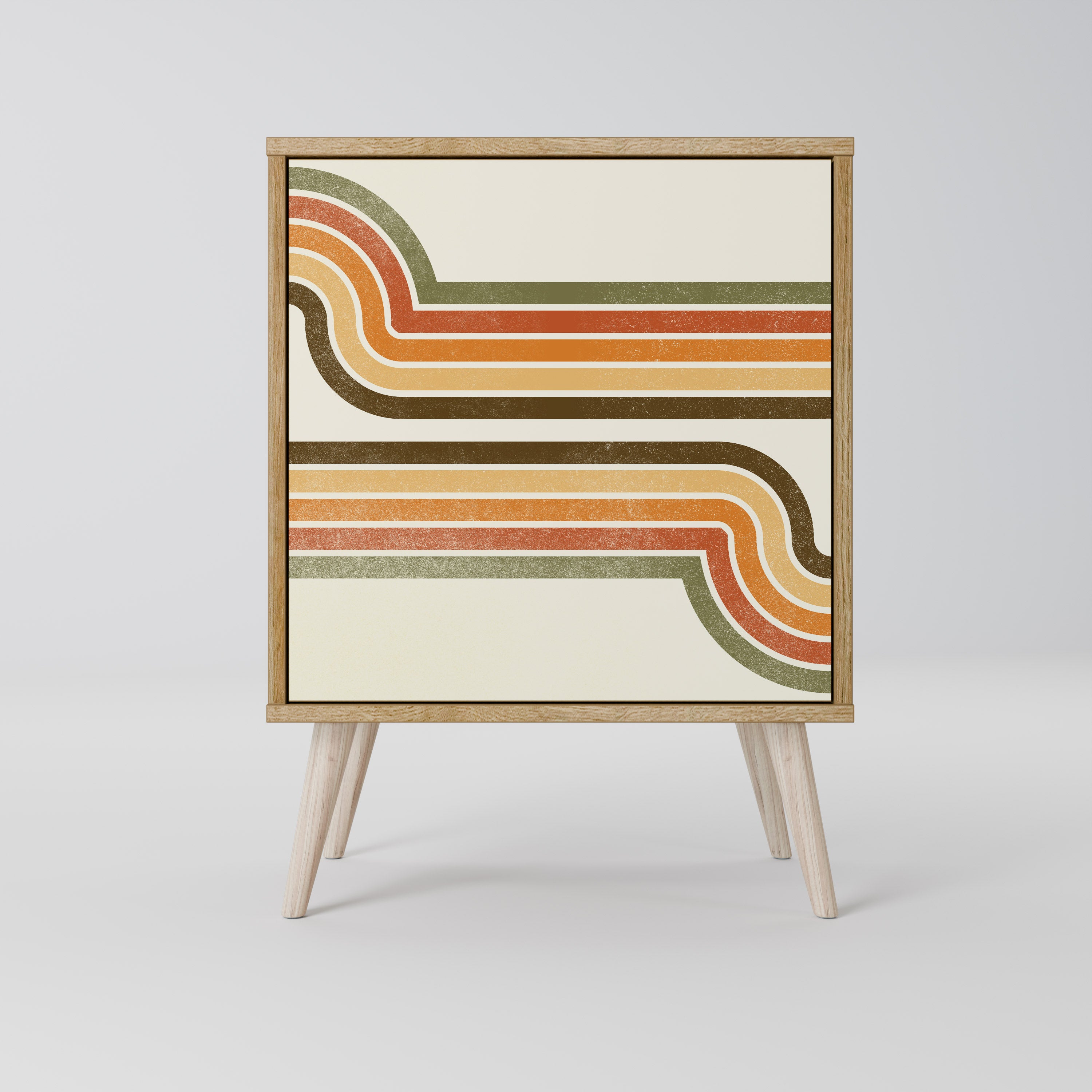 EXCEPTIONAL STREAM Sideboard mit 1 Tür in Eiche-Optik