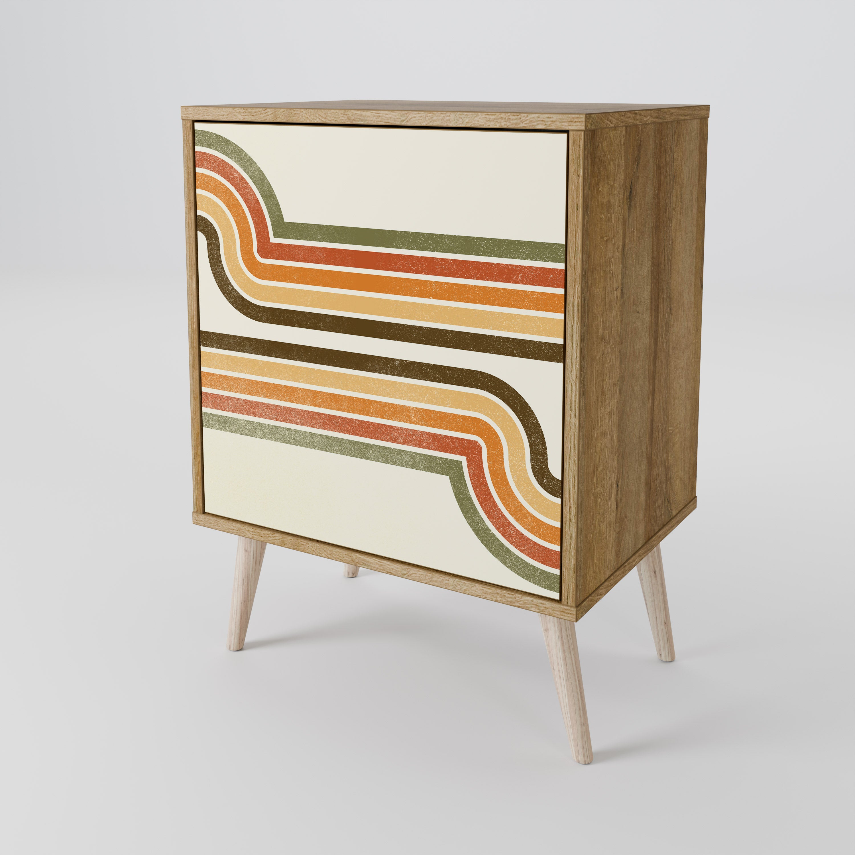 EXCEPTIONAL STREAM Sideboard mit 1 Tür in Eiche-Optik