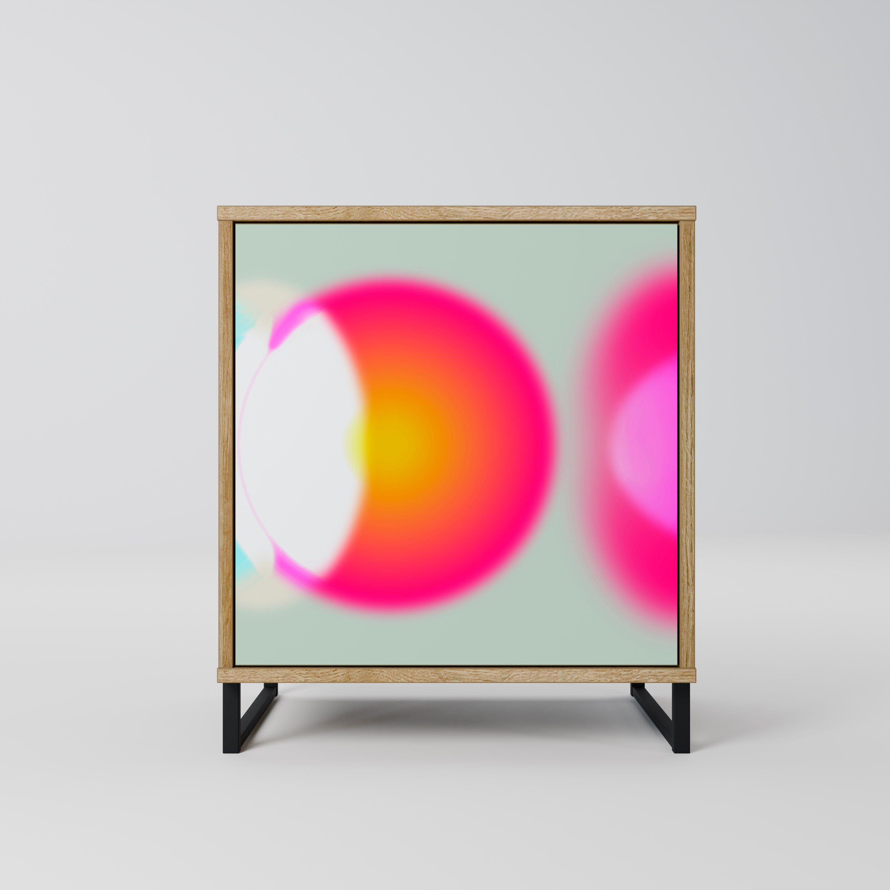 SYMPHONY OF COLORS Sideboard mit 1 Tür in Eiche-Optik