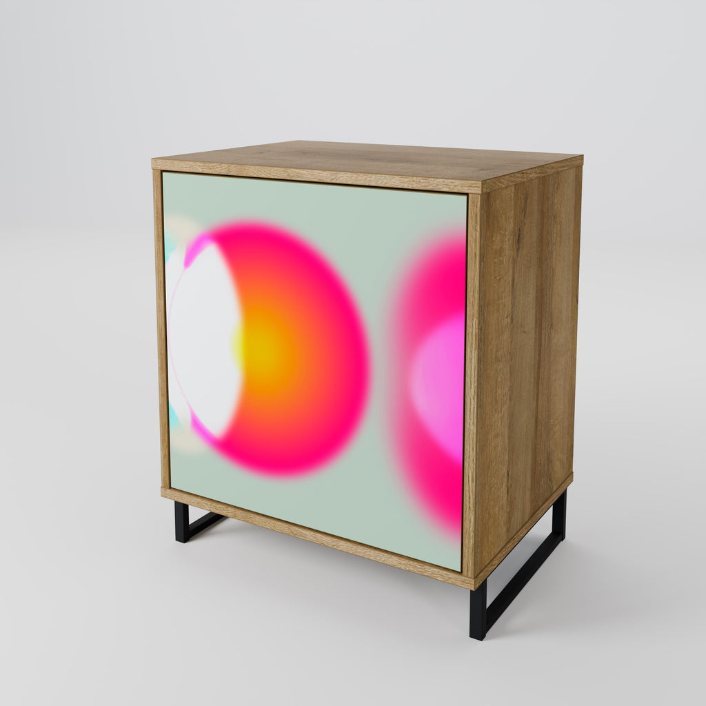 SYMPHONY OF COLORS Sideboard mit 1 Tür in Eiche-Optik