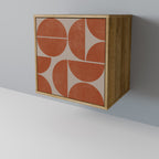 REPETITION COMPULSION Sideboard mit 1 Tür in Eiche-Optik