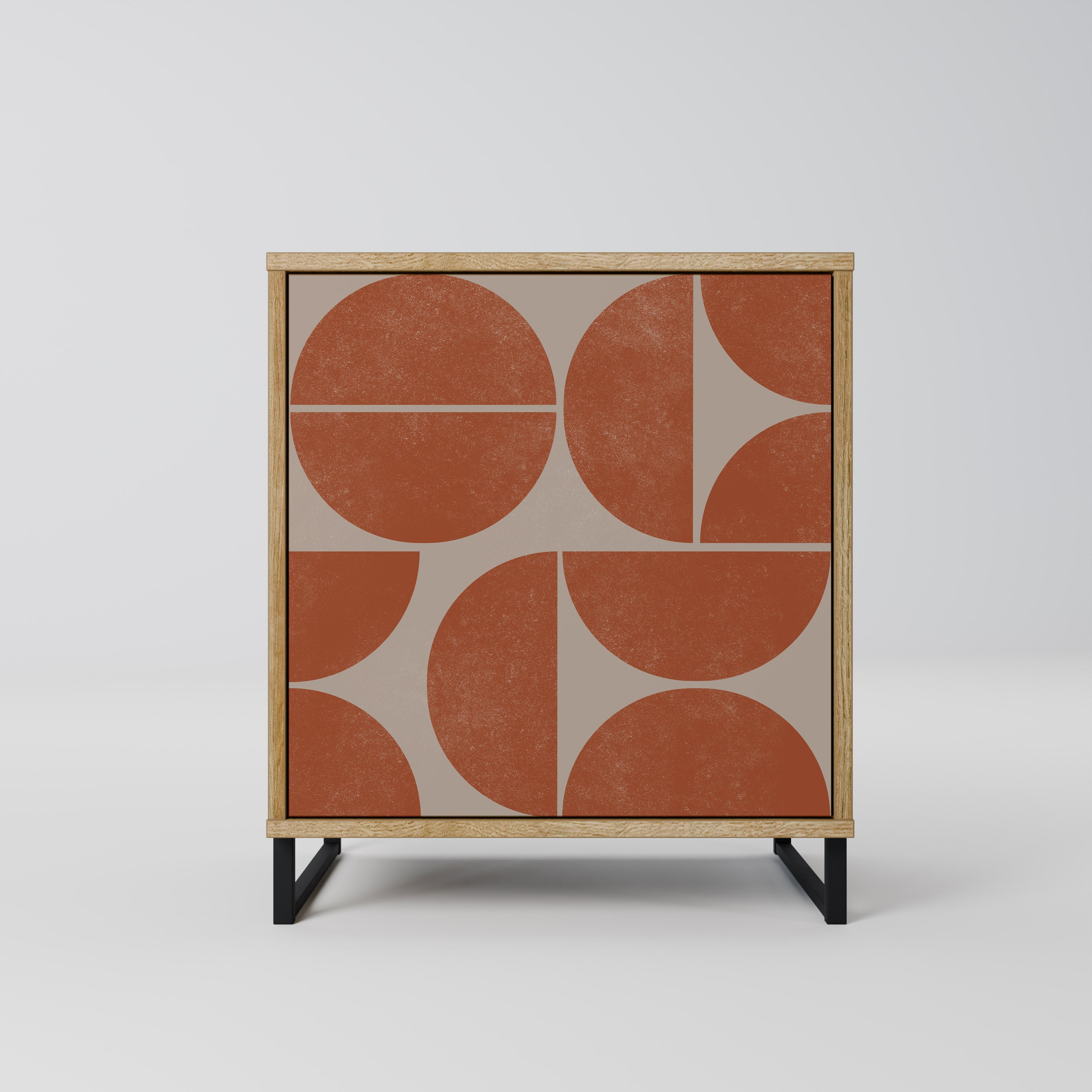 REPETITION COMPULSION Sideboard mit 1 Tür in Eiche-Optik