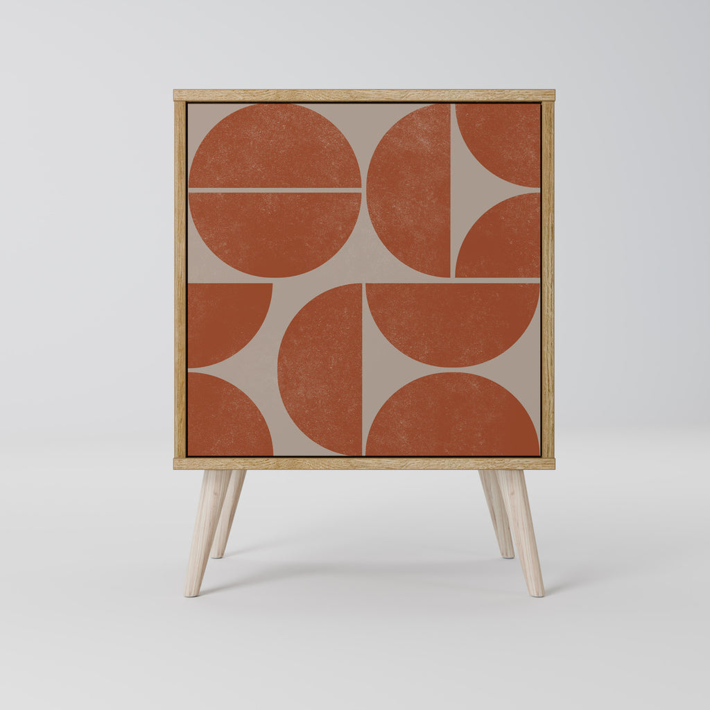 REPETITION COMPULSION Sideboard mit 1 Tür in Eiche-Optik