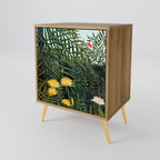 VIRGIN FOREST WITH SUNSET Sideboard mit 1 Tür in Eiche-Optik
