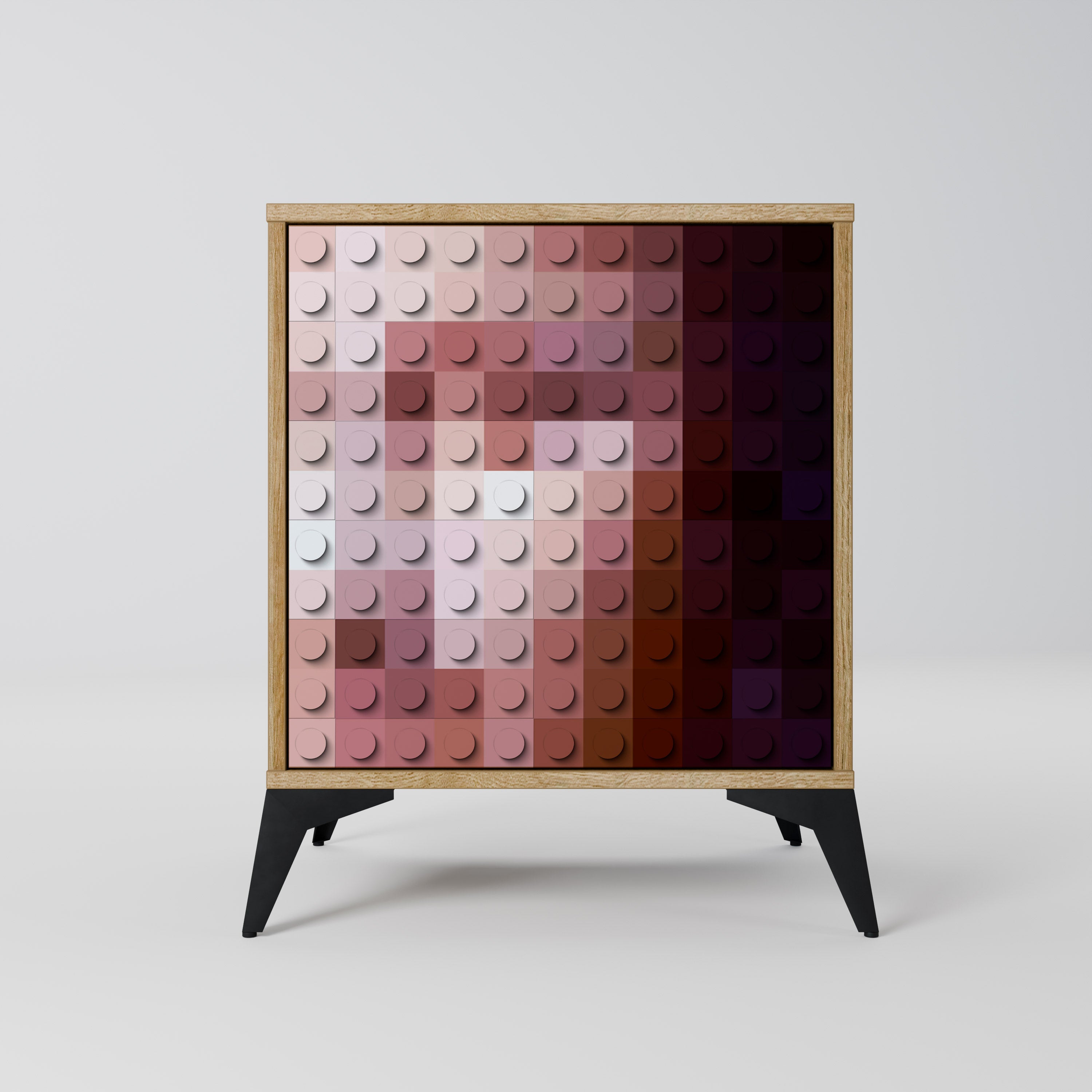 CONSTRUCTIVE ART Sideboard mit 1 Tür in Eiche-Optik