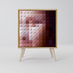 CONSTRUCTIVE ART Sideboard mit 1 Tür in Eiche-Optik