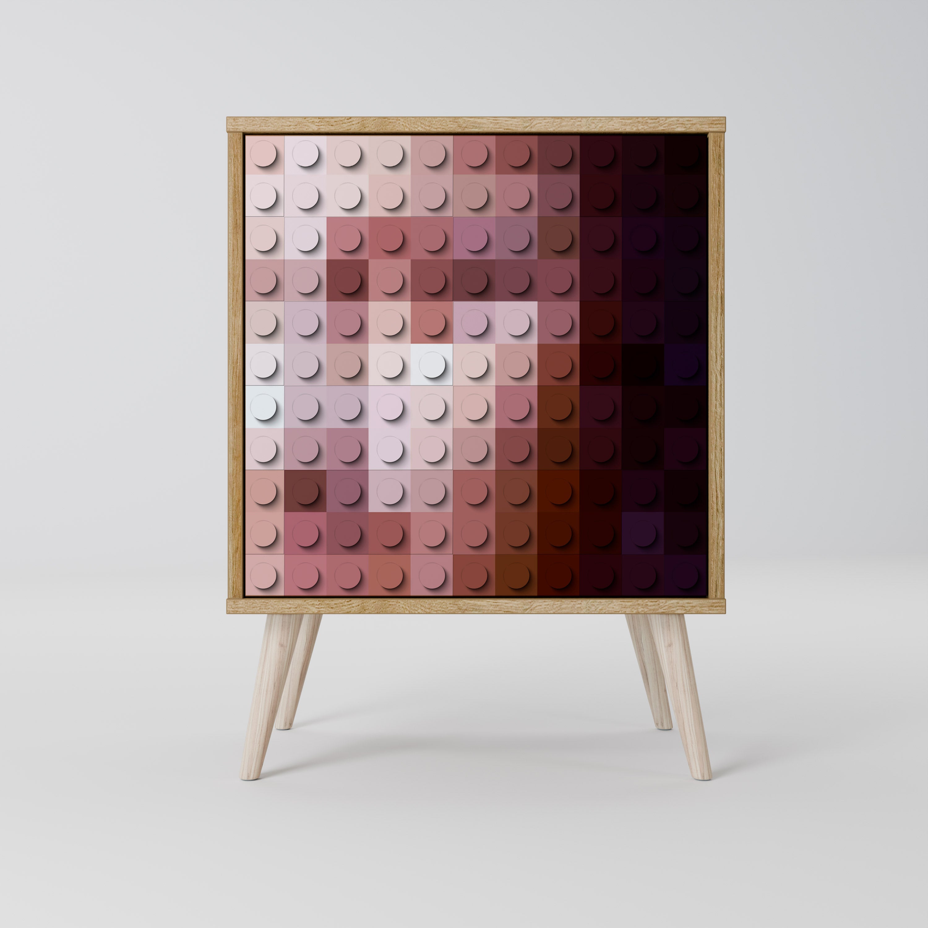 CONSTRUCTIVE ART Sideboard mit 1 Tür in Eiche-Optik