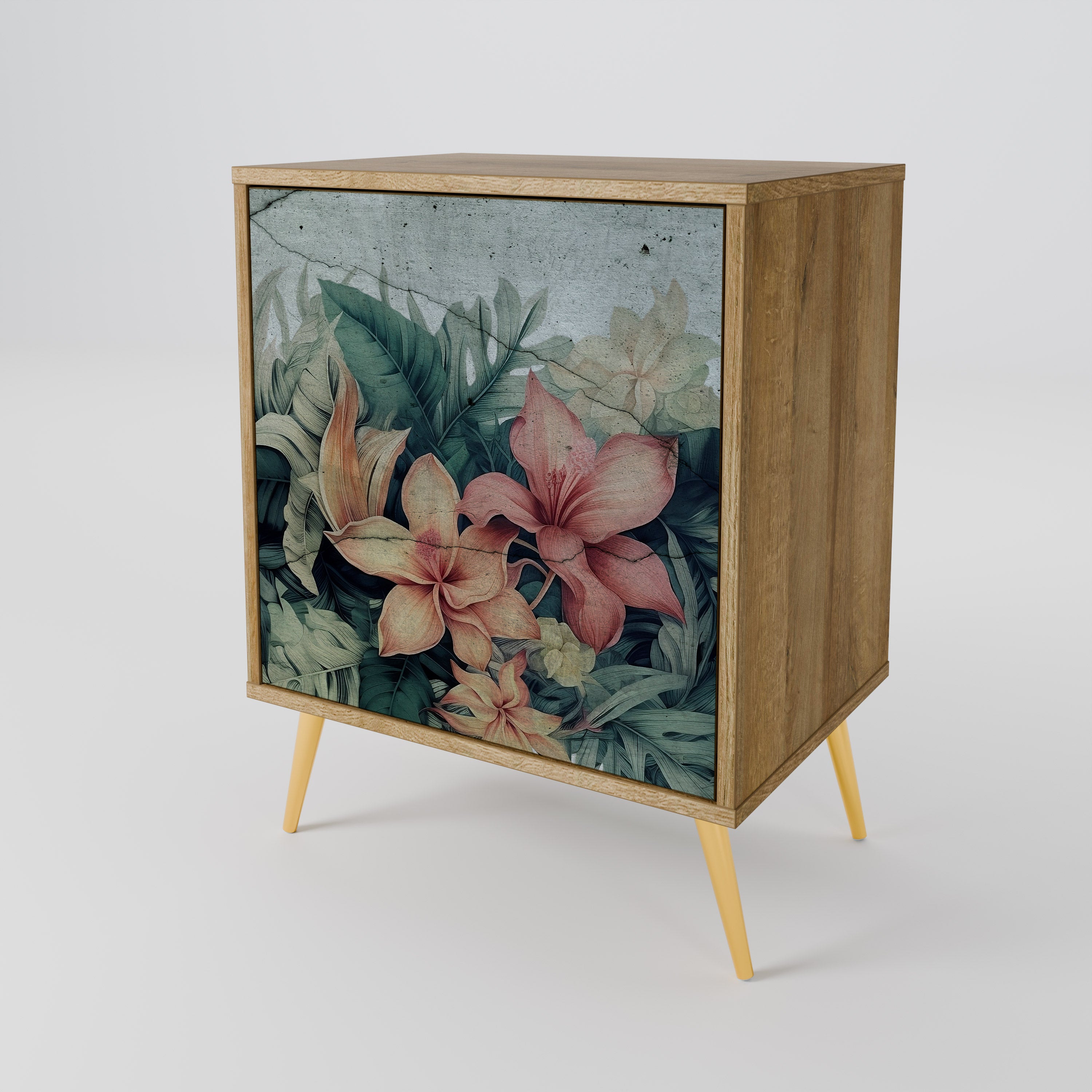 HEAVENLY BLOOM Sideboard mit 1 Tür in Eiche-Optik
