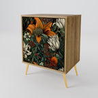 MIDNIGHT SPROUT Sideboard mit 1 Tür in Eiche-Optik