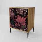 FLORAL WHISPER Sideboard mit 1 Tür in Eiche-Optik