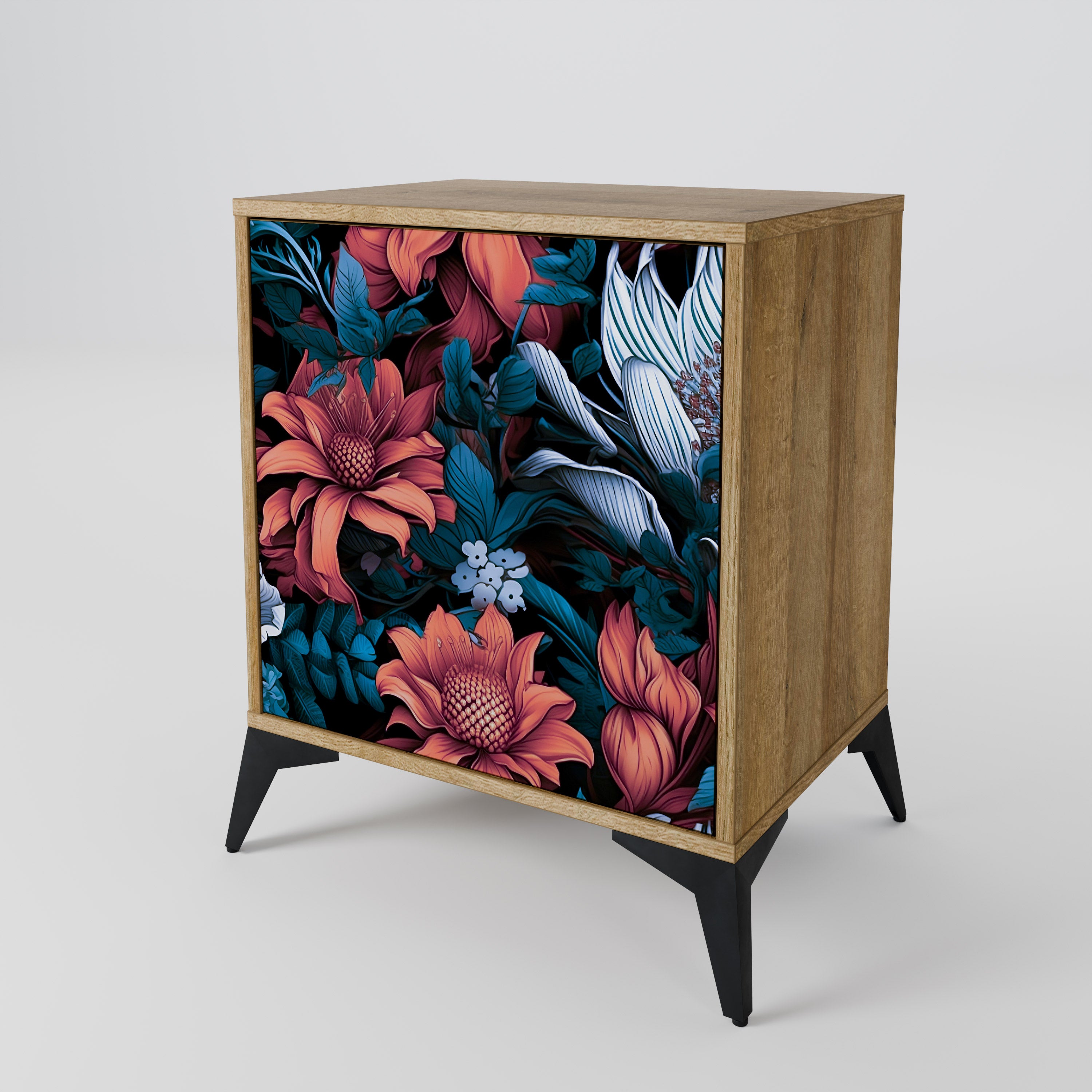ETHEREAL BLOSSOMS 1-Door Sideboard