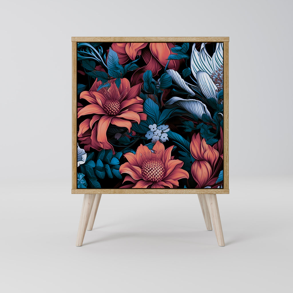 ETHEREAL BLOSSOMS Sideboard mit 1 Tür in Eiche-Optik
