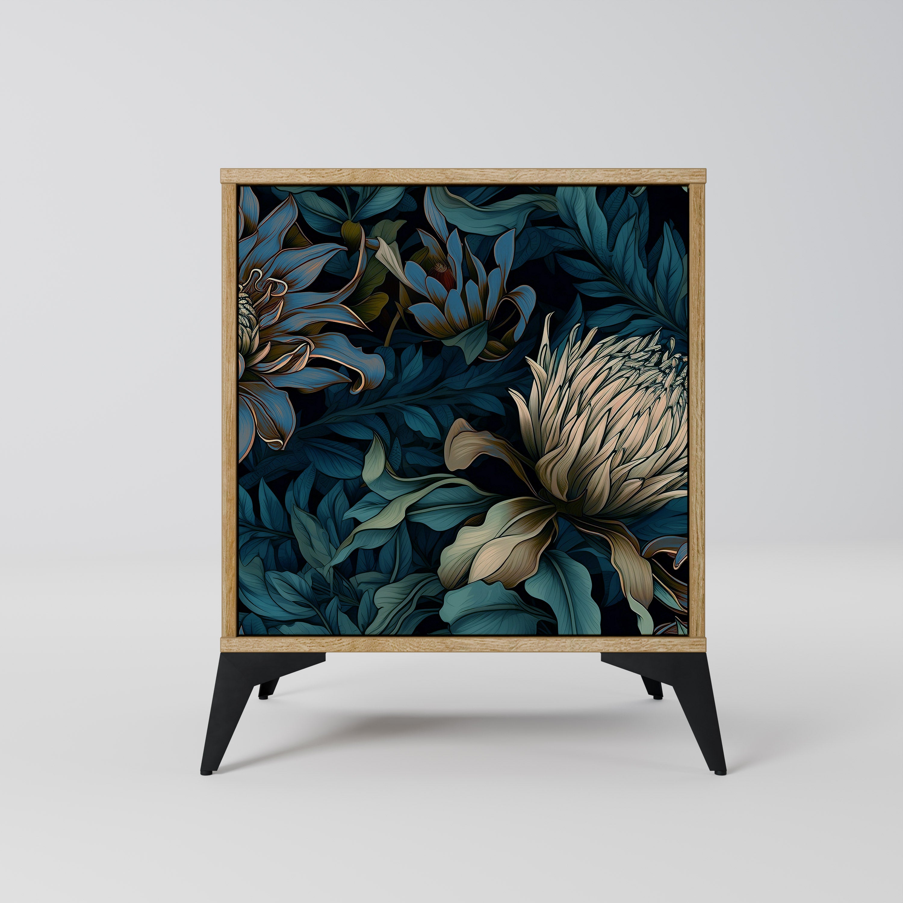 TWILIGHT BLOOM Sideboard mit 1 Tür in Eiche-Optik