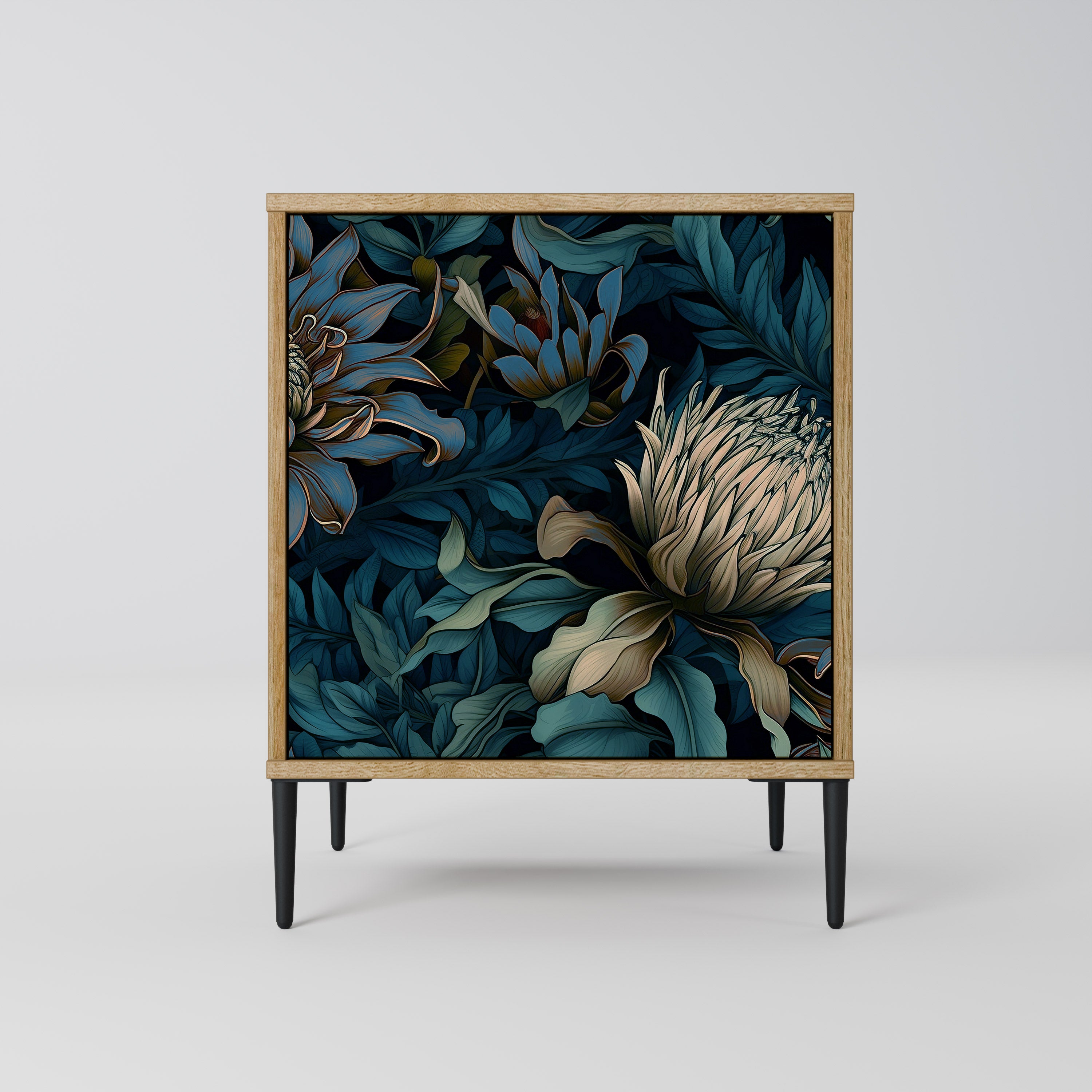 TWILIGHT BLOOM Sideboard mit 1 Tür in Eiche-Optik