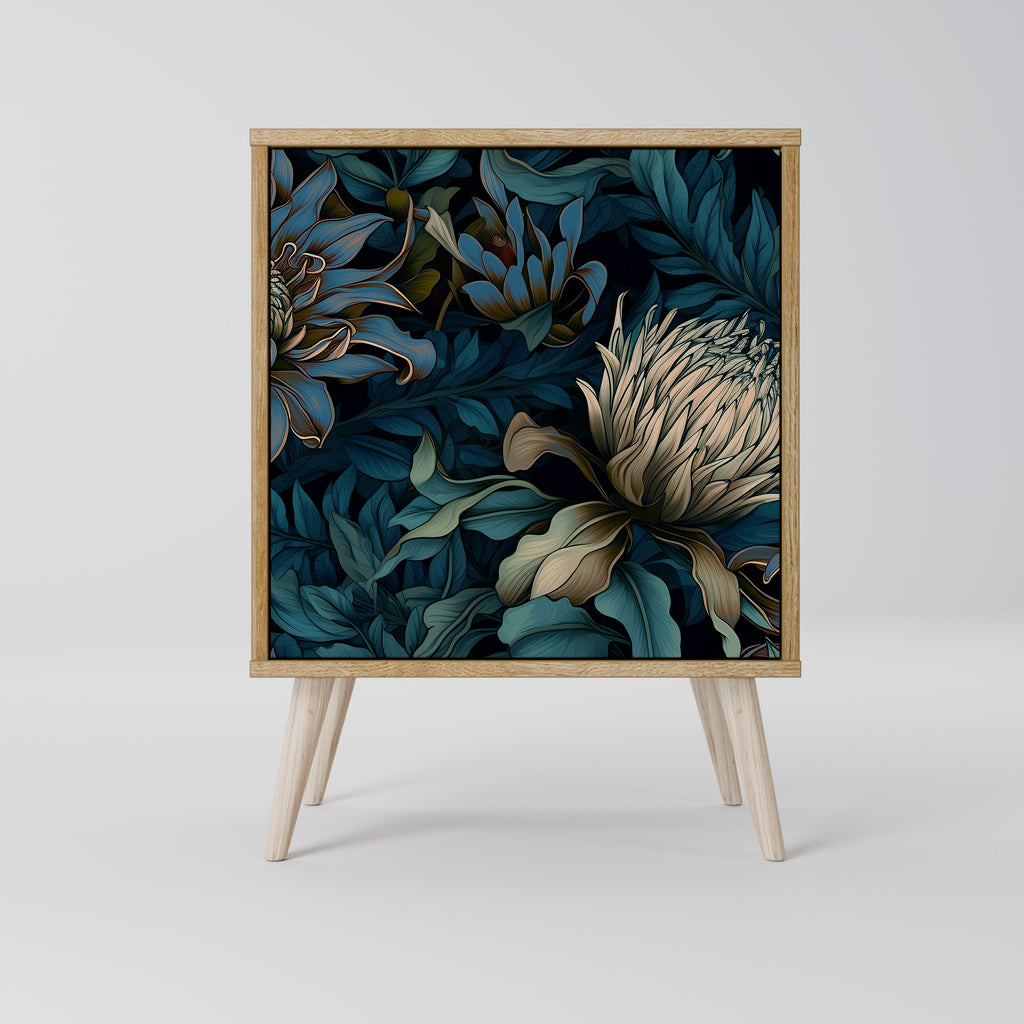 TWILIGHT BLOOM Sideboard mit 1 Tür in Eiche-Optik