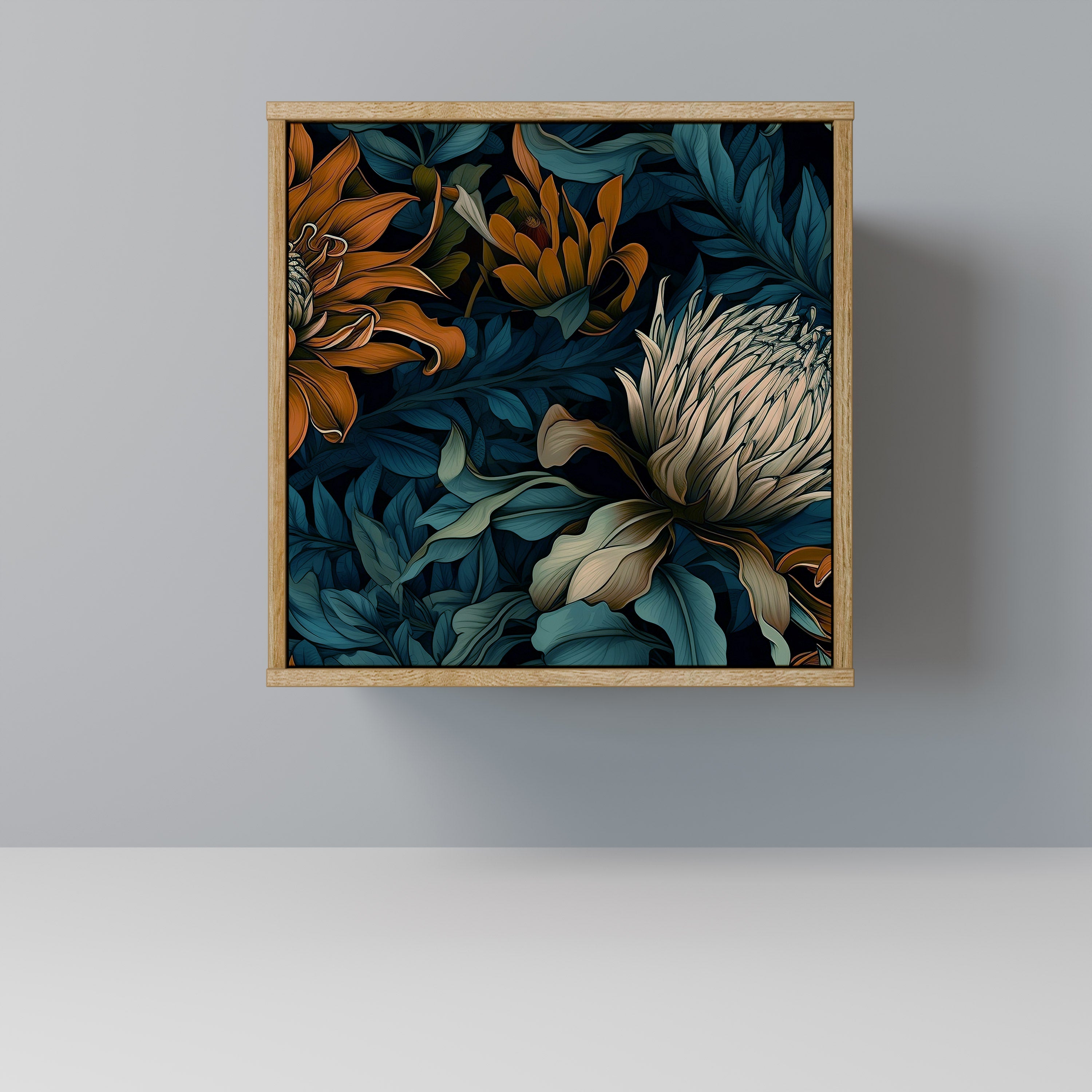 MORNING BLOOM Sideboard mit 1 Tür in Eiche-Optik