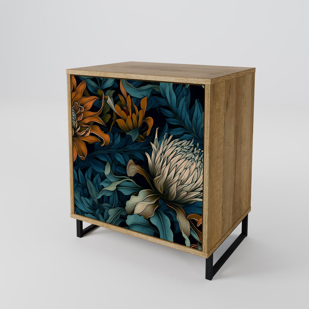 MORNING BLOOM Sideboard mit 1 Tür in Eiche-Optik