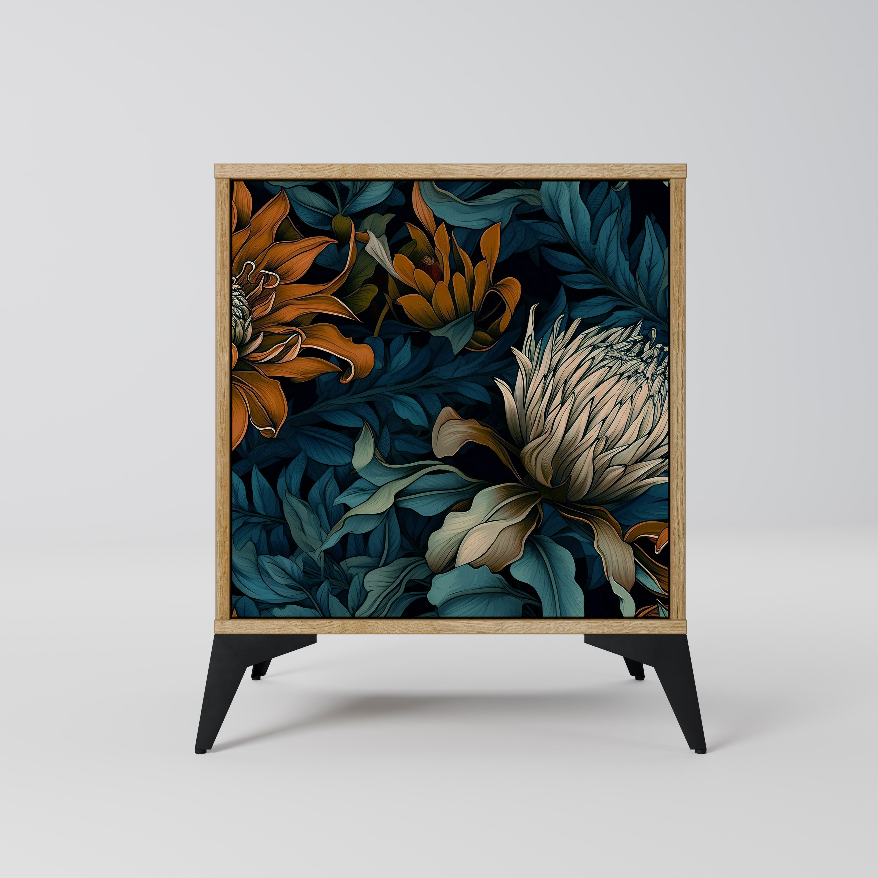 MORNING BLOOM Sideboard mit 1 Tür in Eiche-Optik