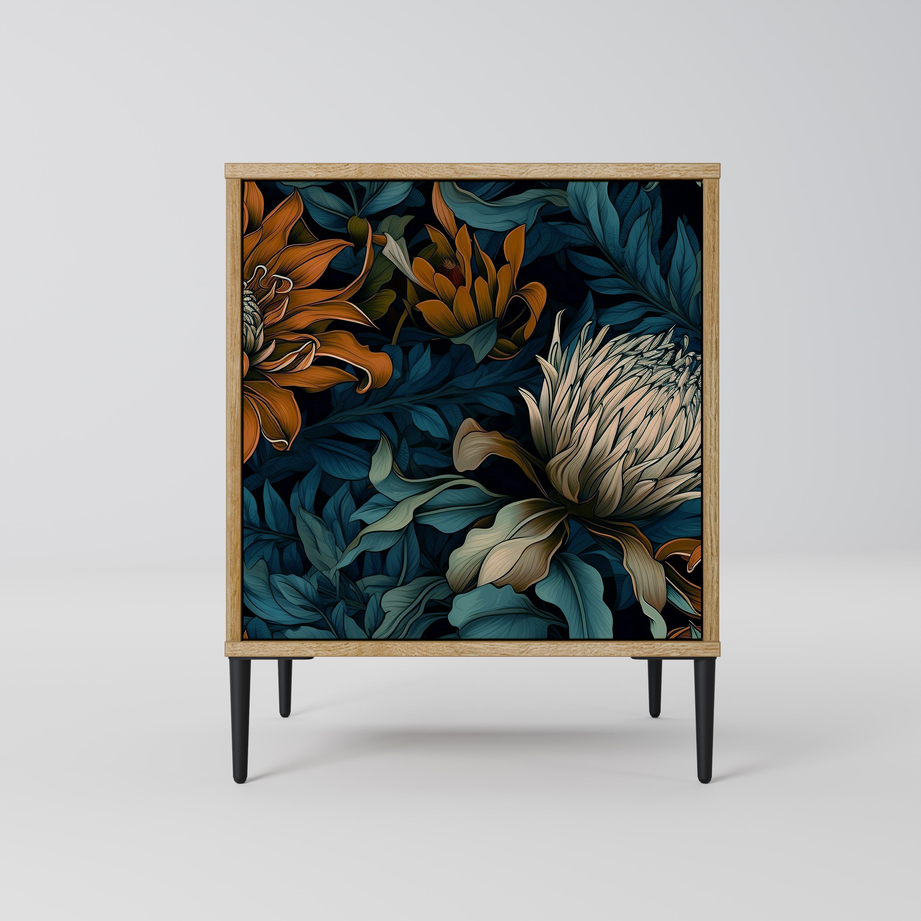 MORNING BLOOM Sideboard mit 1 Tür in Eiche-Optik