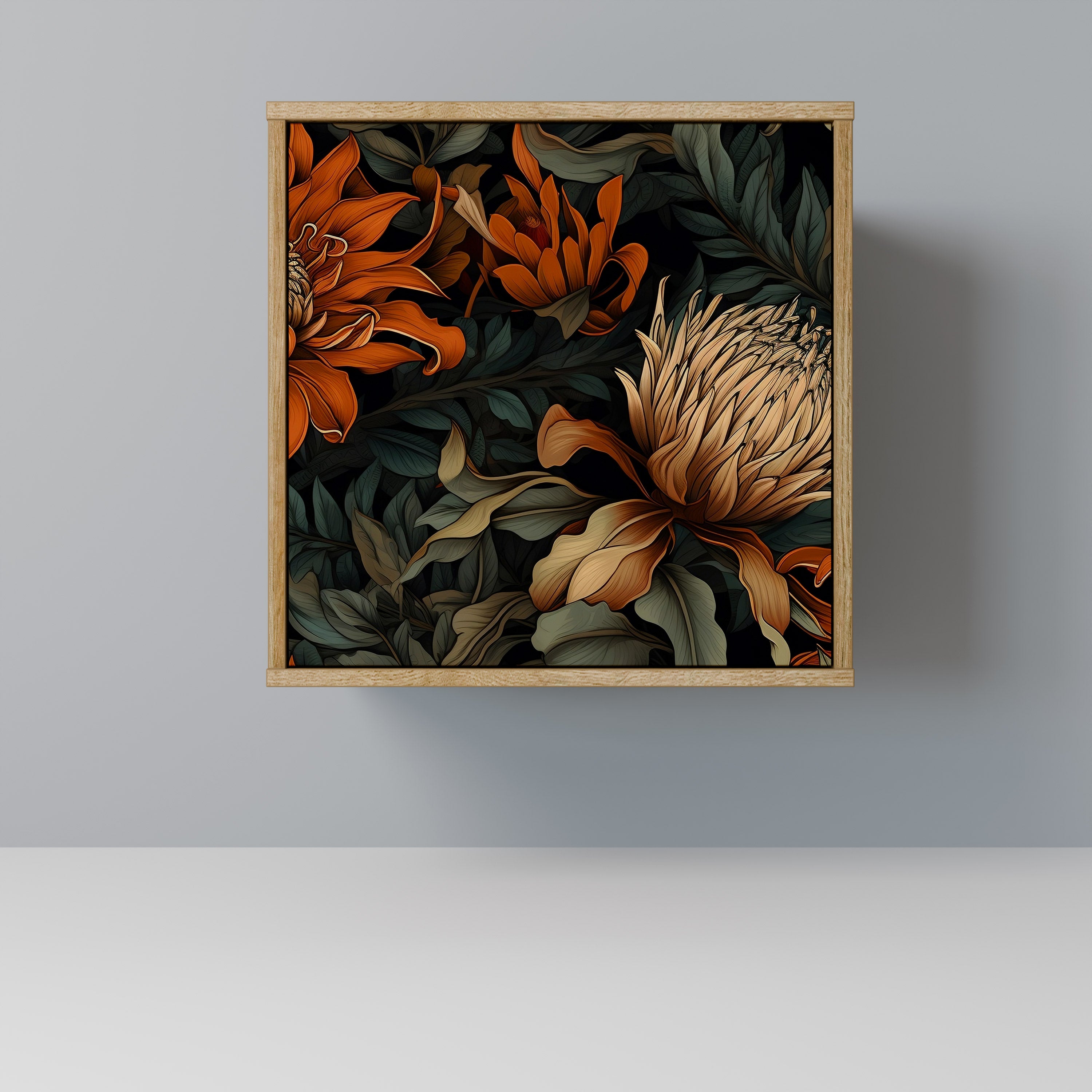 DAWN BLOOM Sideboard mit 1 Tür in Eiche-Optik