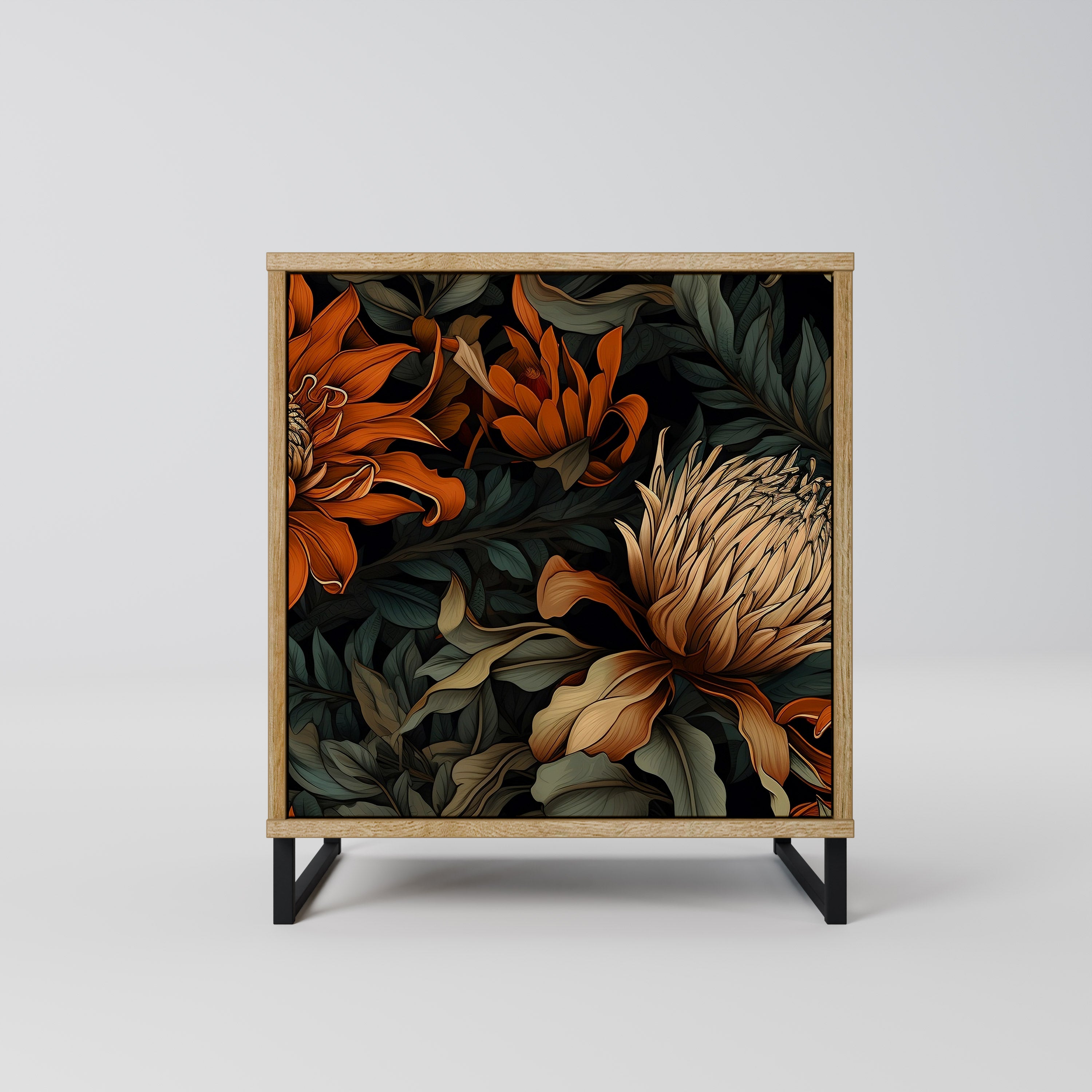 DAWN BLOOM Sideboard mit 1 Tür in Eiche-Optik