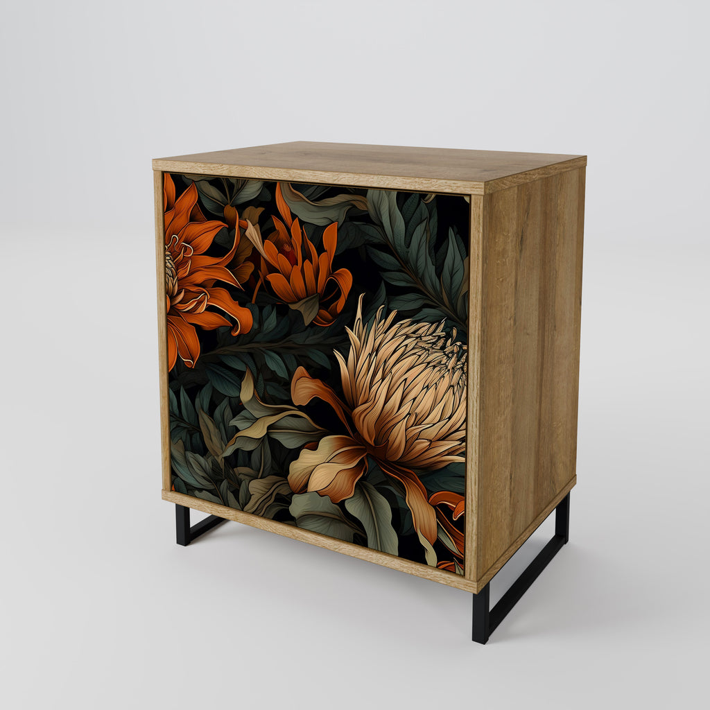 DAWN BLOOM Sideboard mit 1 Tür in Eiche-Optik