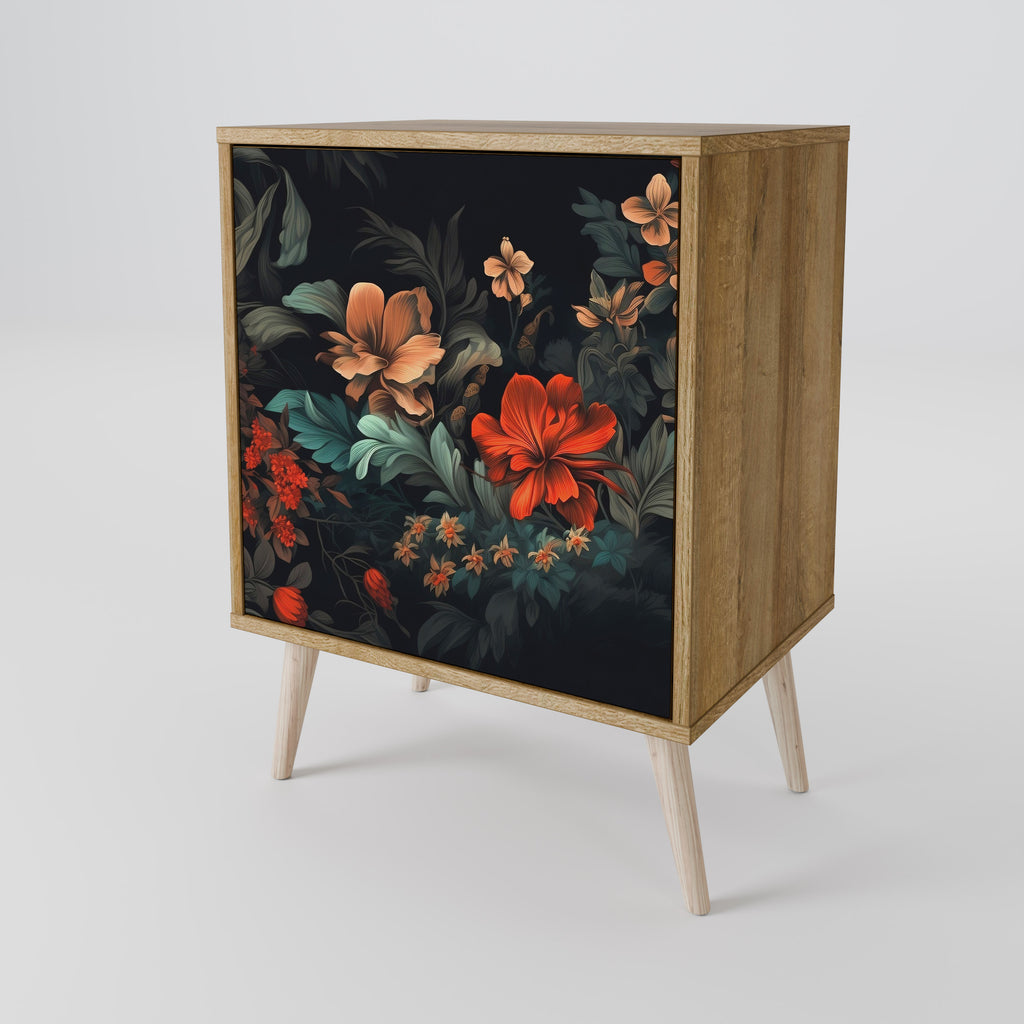 IMAGINARY BLOSSOM Sideboard mit 1 Tür in Eiche-Optik
