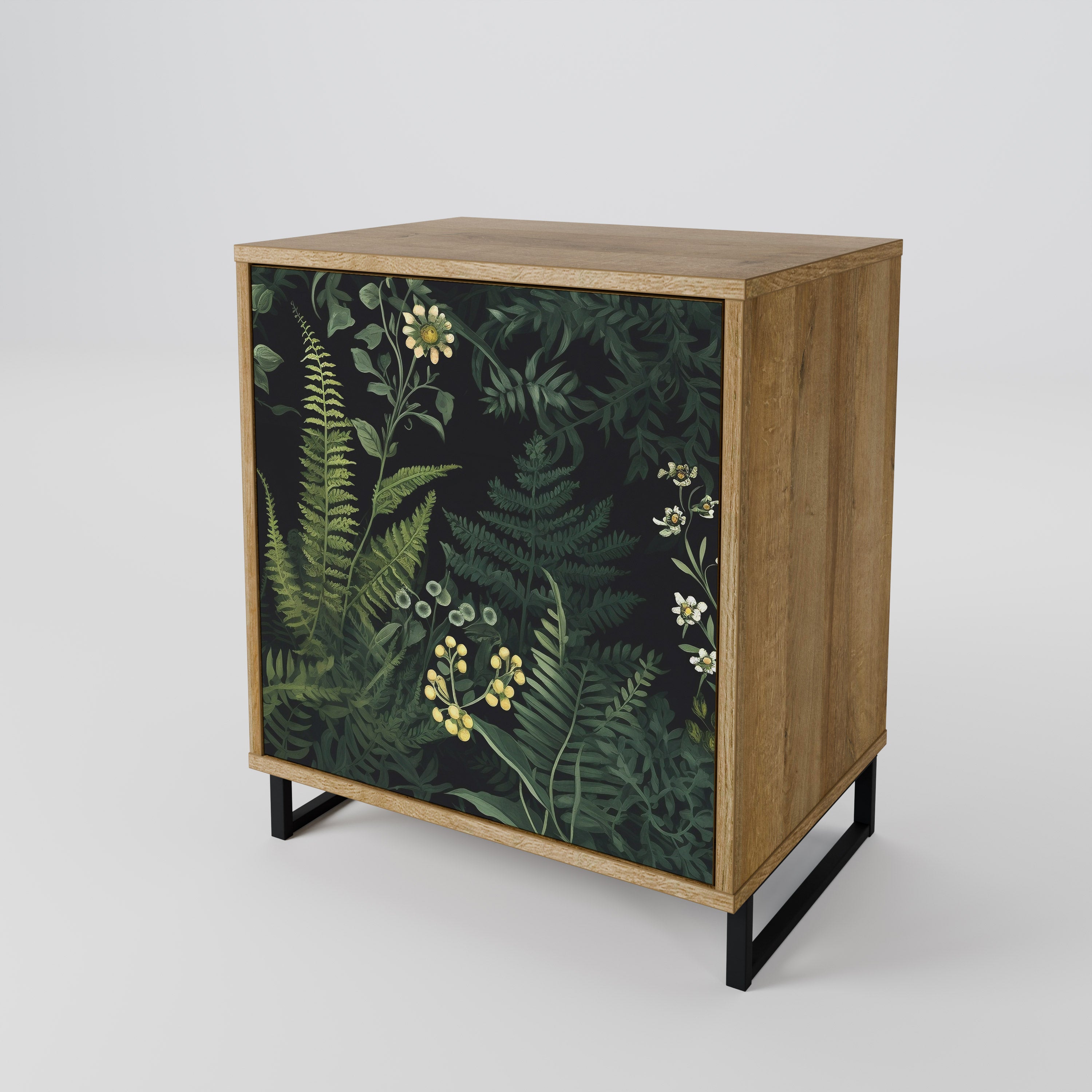 FERN FLOWERS Sideboard mit 1 Tür in Eiche-Optik