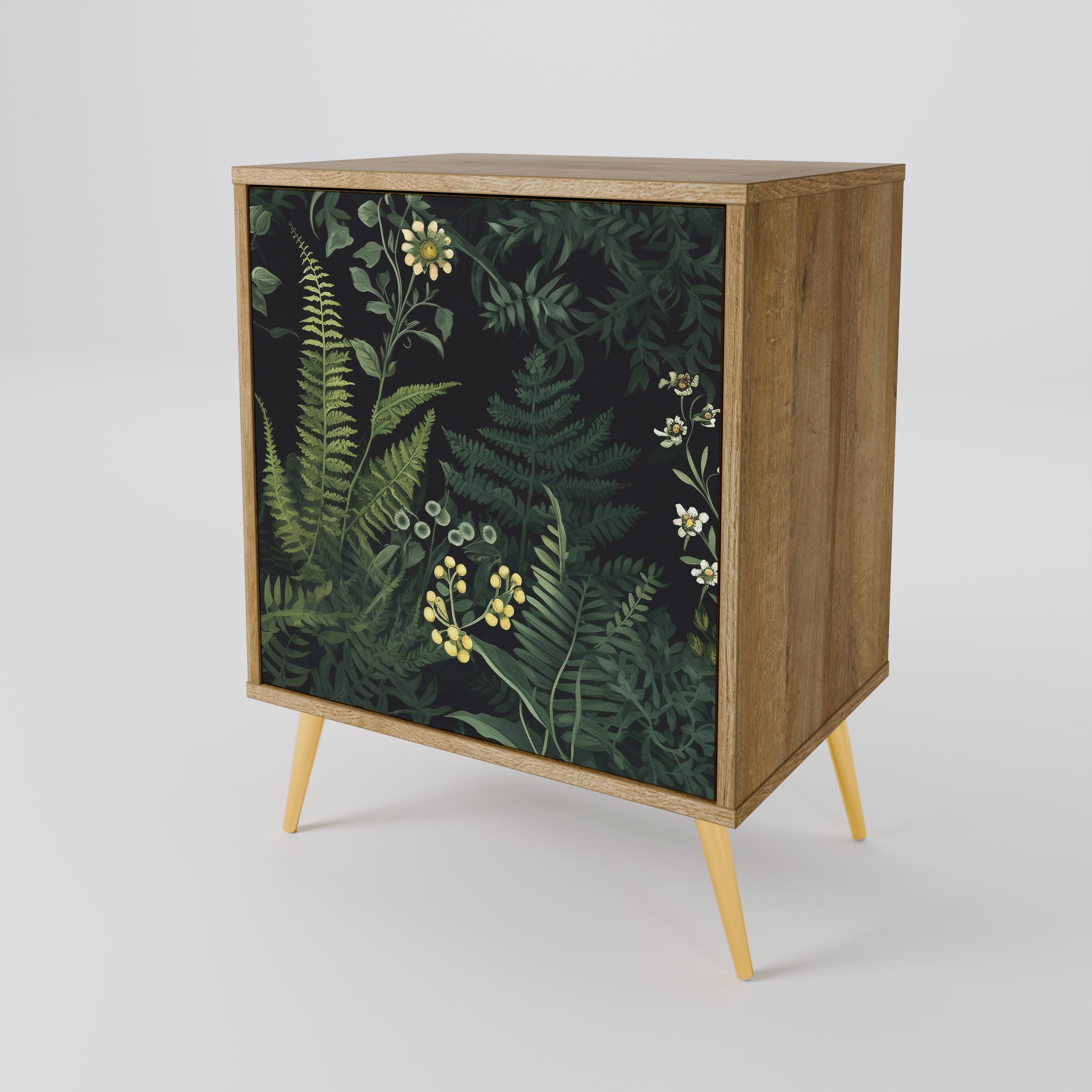 FERN FLOWERS Sideboard mit 1 Tür in Eiche-Optik