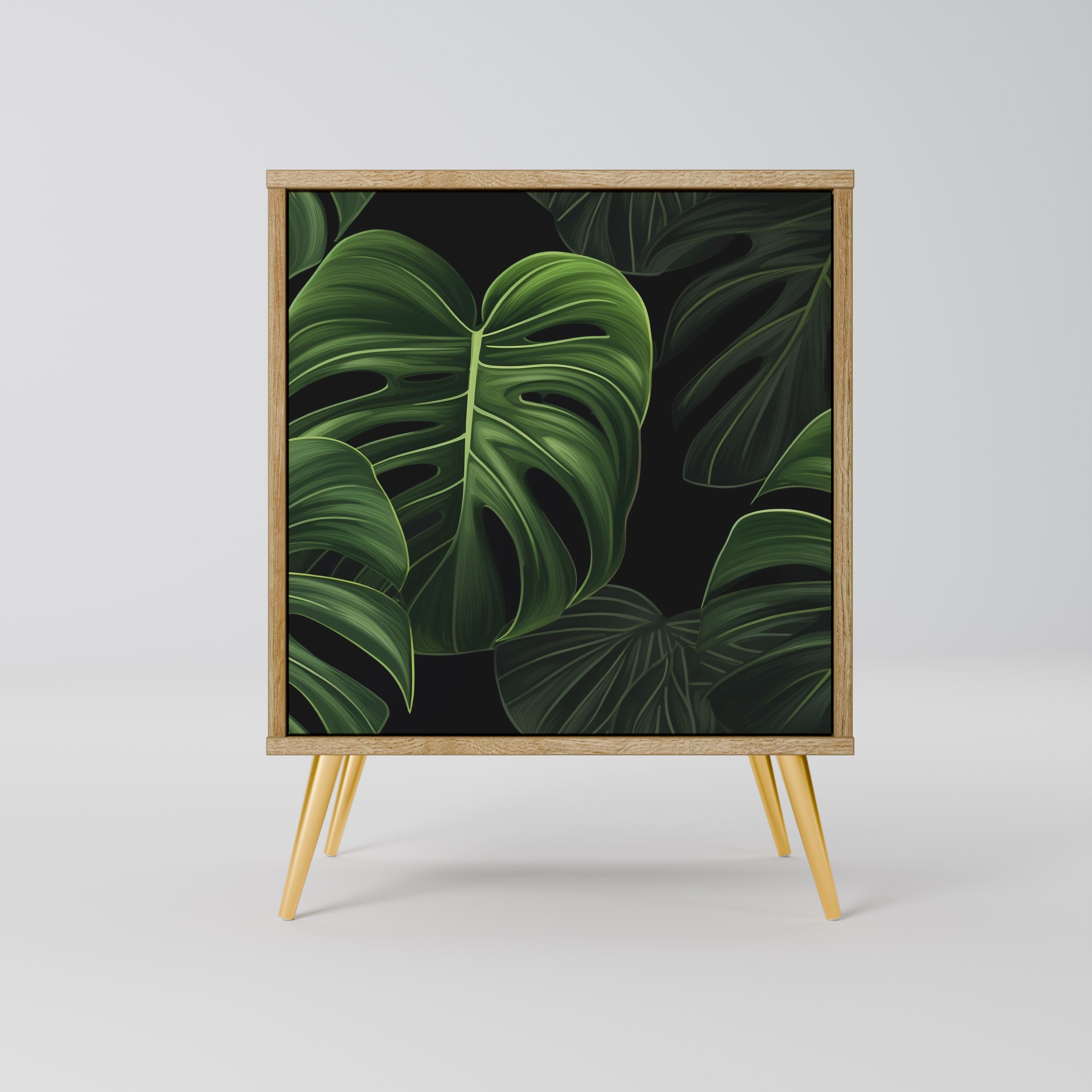 INFINITE MONSTERA Sideboard mit 1 Tür in Eiche-Optik